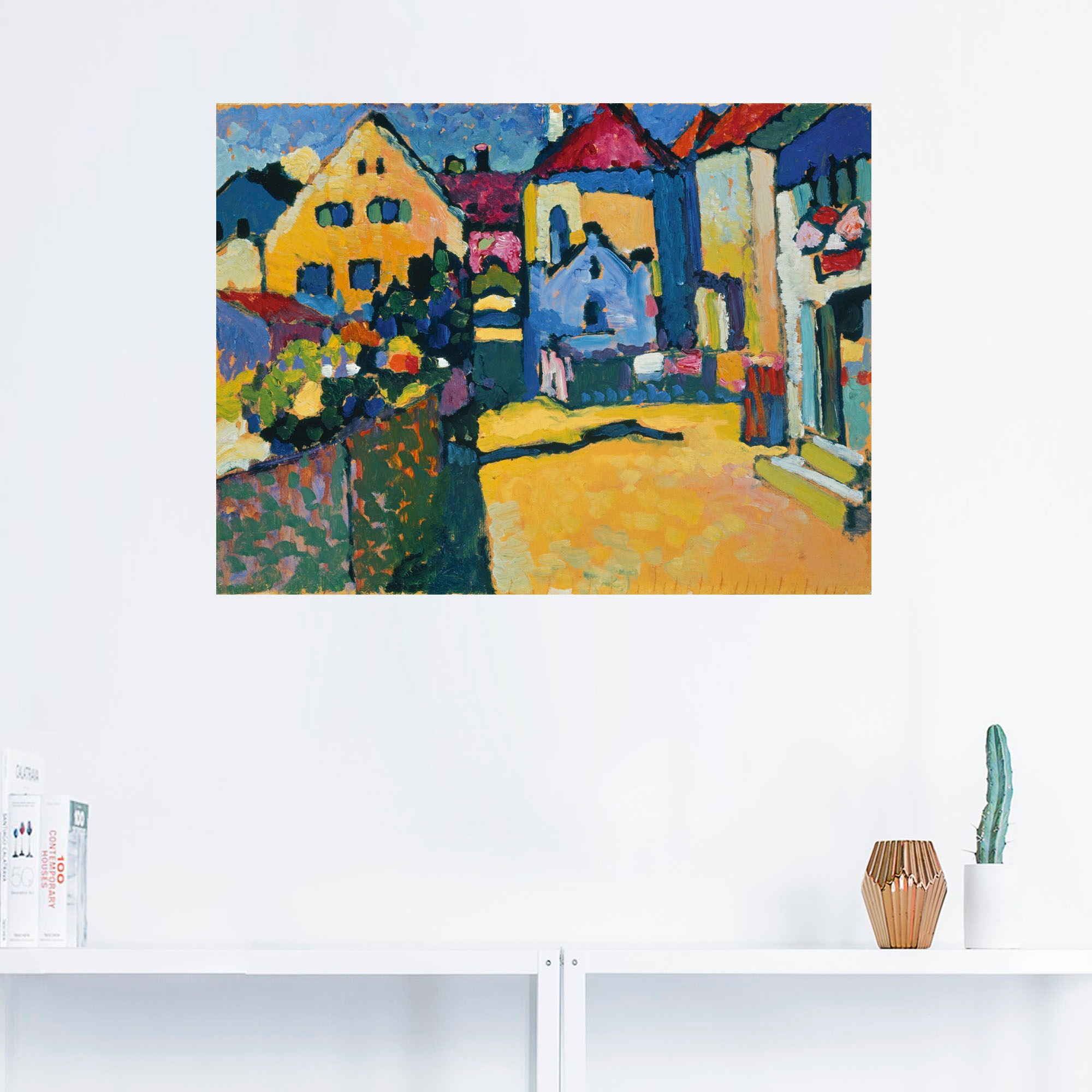 Artland Wandbild »Grüngasse in Murnau. 1909«, Europa, (1 St.), als Leinwandbild, Poster, Wandaufkleber in verschied. Größen