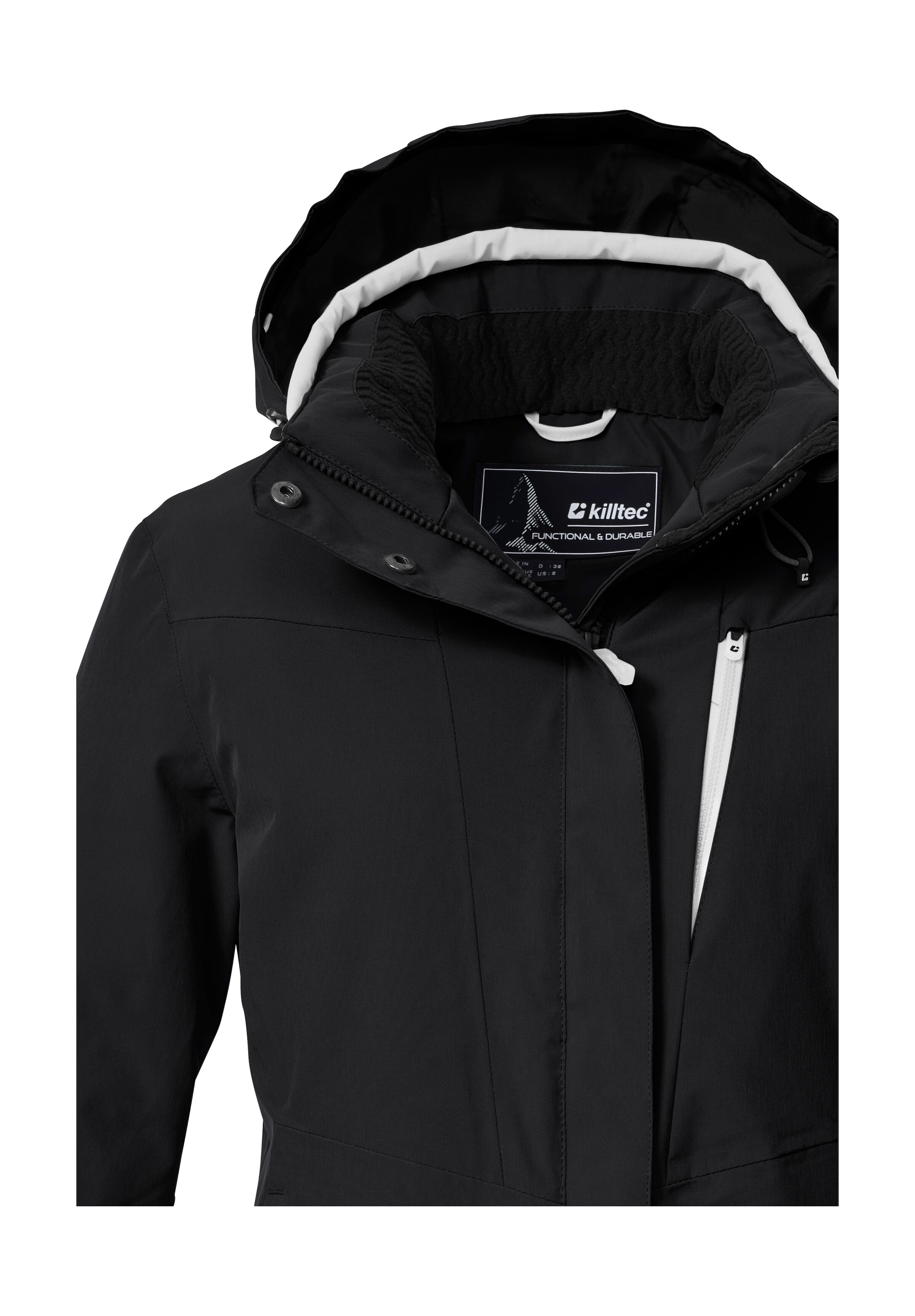 Killtec Skijacke »KSW 25 WMN SKI JCKT« Atmungsaktive, wasserdichte Skijacke mit abnehmbarer Kapuze