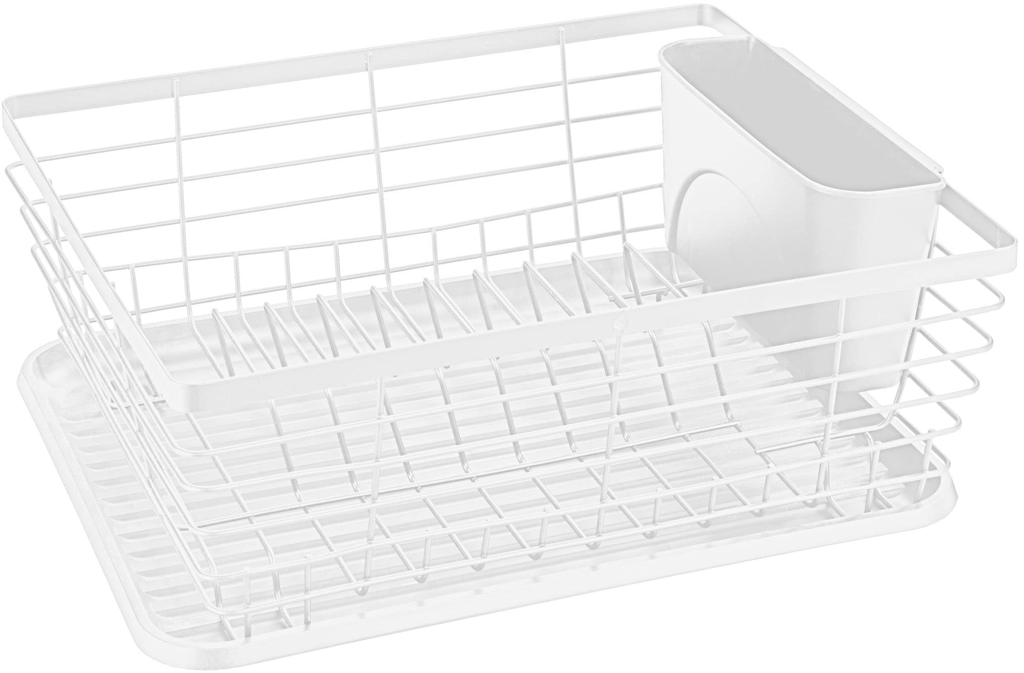 WENKO Geschirrständer »Modell Drip« Geschirrabtropfer mit abnehmbarem Besteckkorb und Abtropfschale