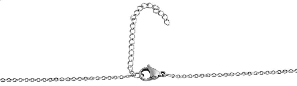 Adelia´s Kette mit Anhänger »Adelia's Damen Edelstahl Ankerkette Halskette mit Anhänger Anker 45 cm«