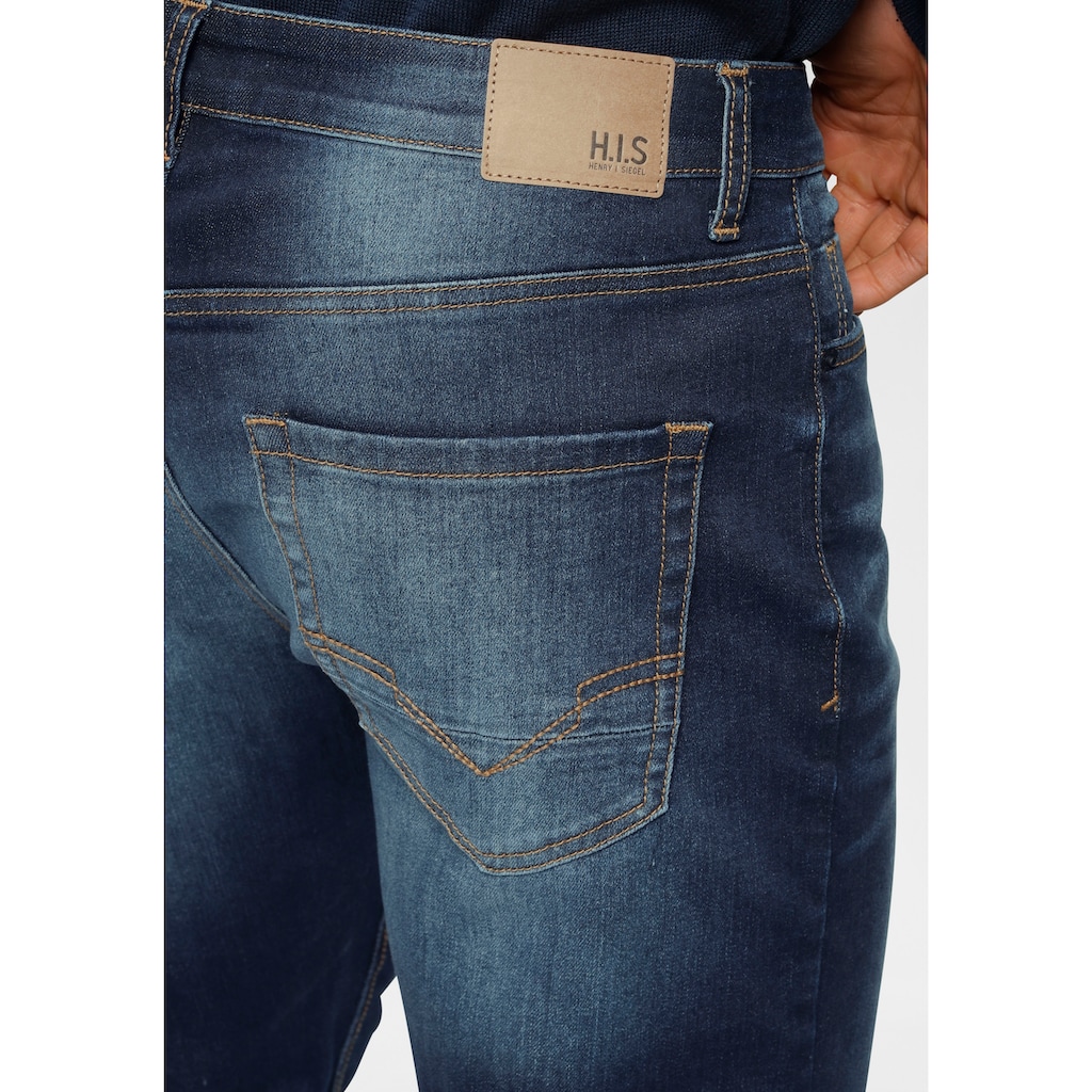 H.I.S Straight-Jeans »DIX«, Ökologische, wassersparende Produktion durch Ozon Wash