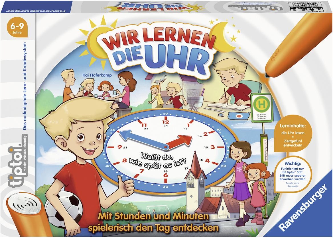 Ravensburger Spiel »tiptoi® Wir lernen die Uhr«, Made in Europe, FSC® - schützt Wald - weltweit