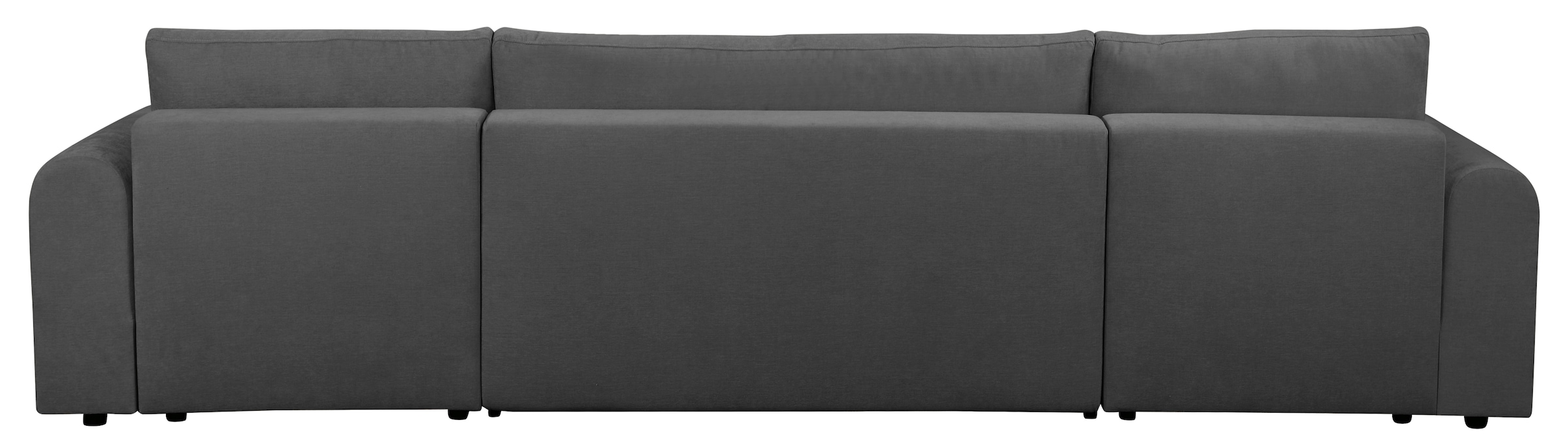OTTO home Wohnlandschaft »JONAA Feinstruktur, U-Form, 311 cm. -OTTO. Verlässliche Qualität« Tonnentaschen-Federkern, Bettkasten, Schlafsofa (133/270)