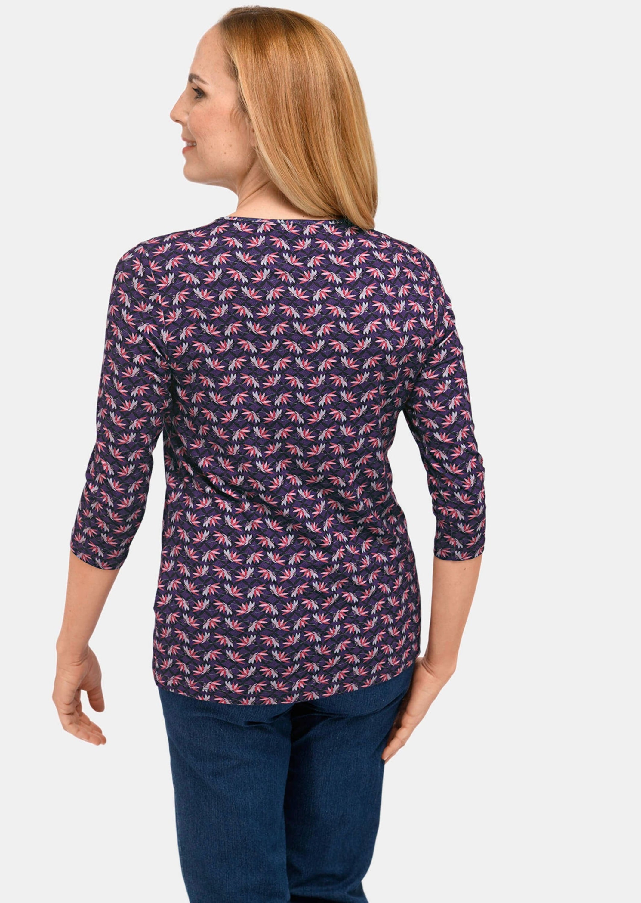 GOLDNER Print-Shirt »Kombinierfreundlich gemustertes Shirt«