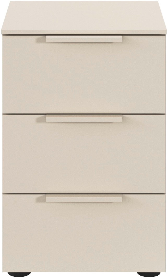 LeGer Home by Lena Gercke Nachtkommode »Nachttisch Nachtschrank Nachtkonsole SERINA eleganter Eyecatcher«, mit 3 Schubkästen sowie hochwertigen Metallgriffen MADE IN GERMANY