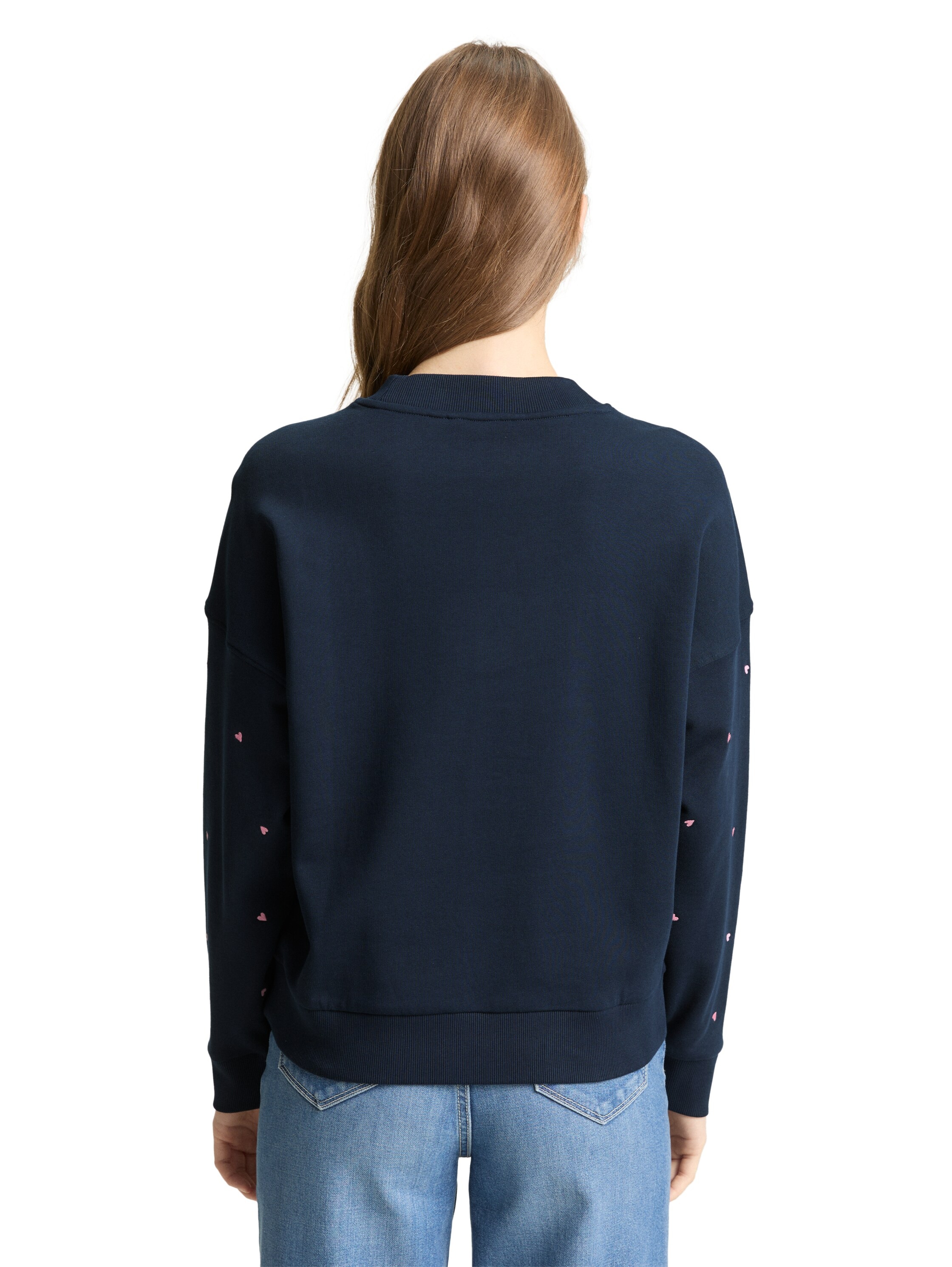 TOM TAILOR Denim Sweatshirt , mit All-Over Print
