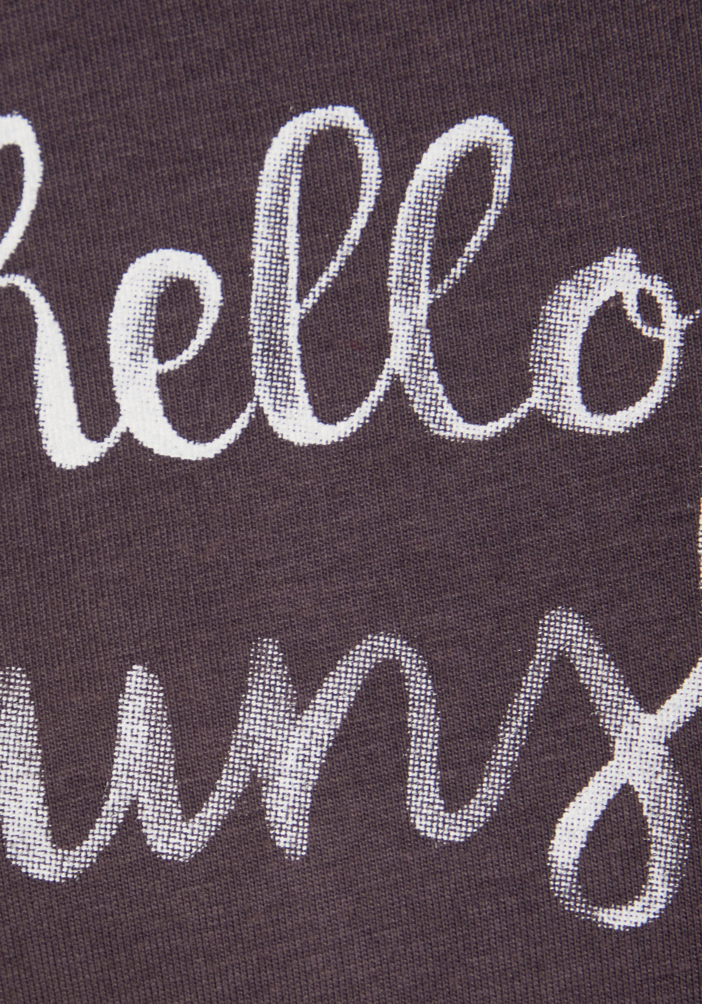Vivance Dreams Pyjamaoberteil, mit Frontdruck
