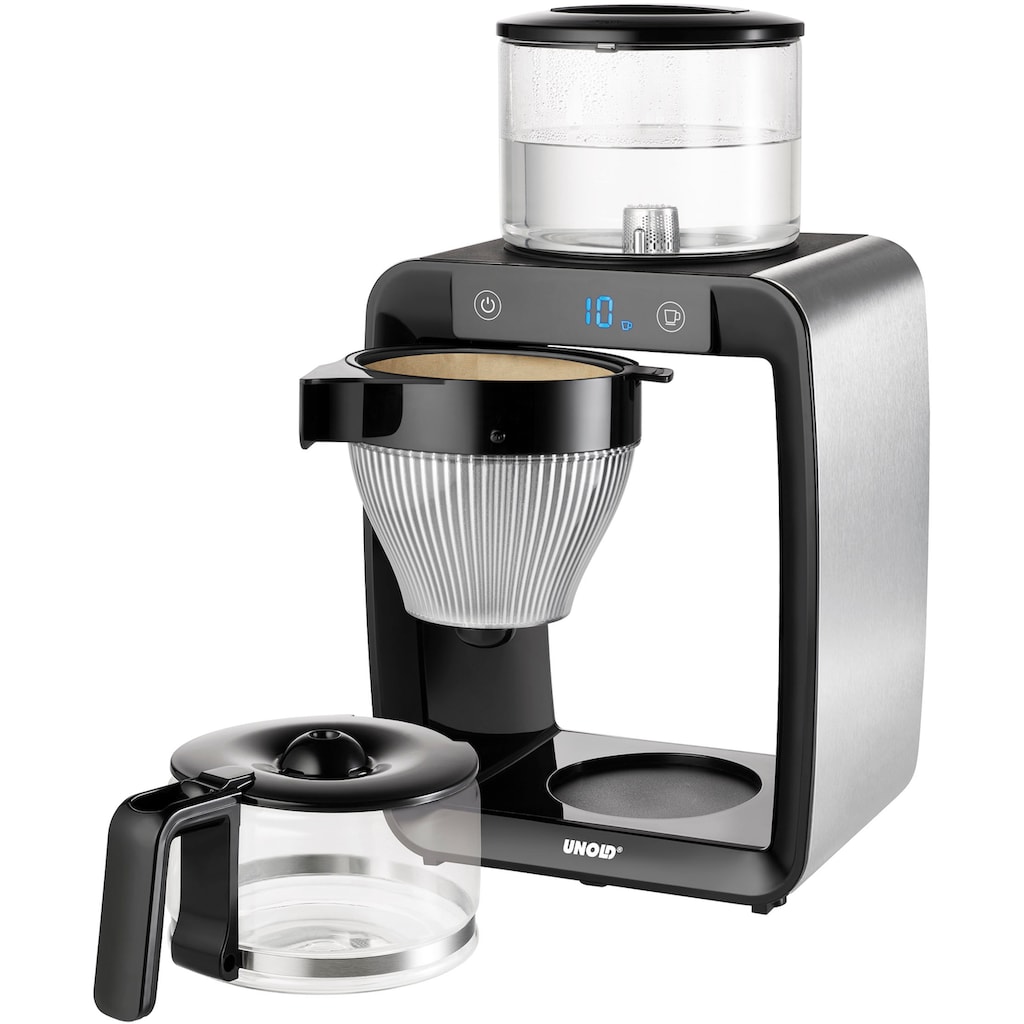 Unold Filterkaffeemaschine »KAFFEEAUTOMAT Aroma Star 28435«, 1,25 l Kaffeekanne, Papierfilter, 1x4