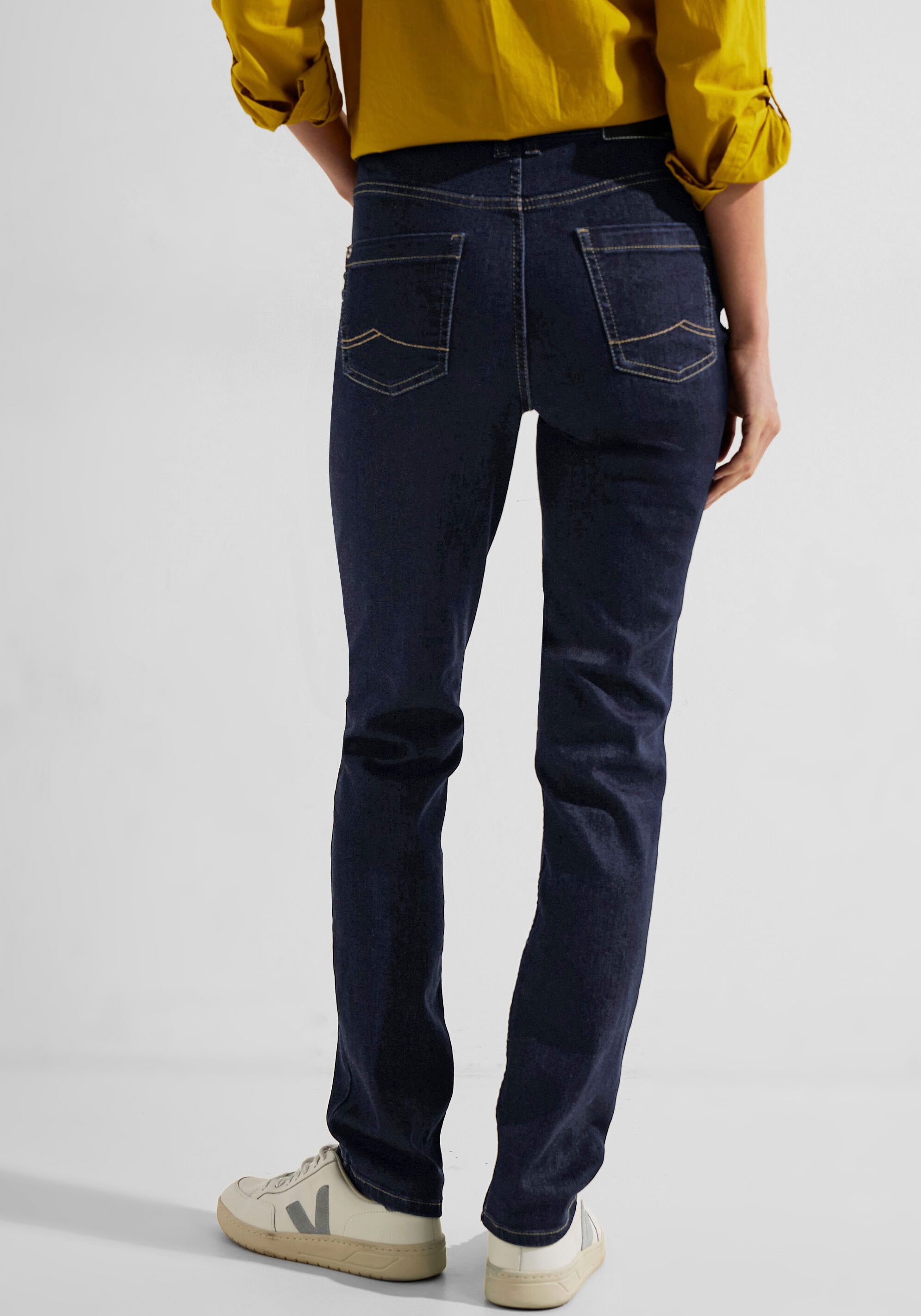 Cecil Slim-fit-Jeans, mit dunkelblauer Waschung online bei OTTO