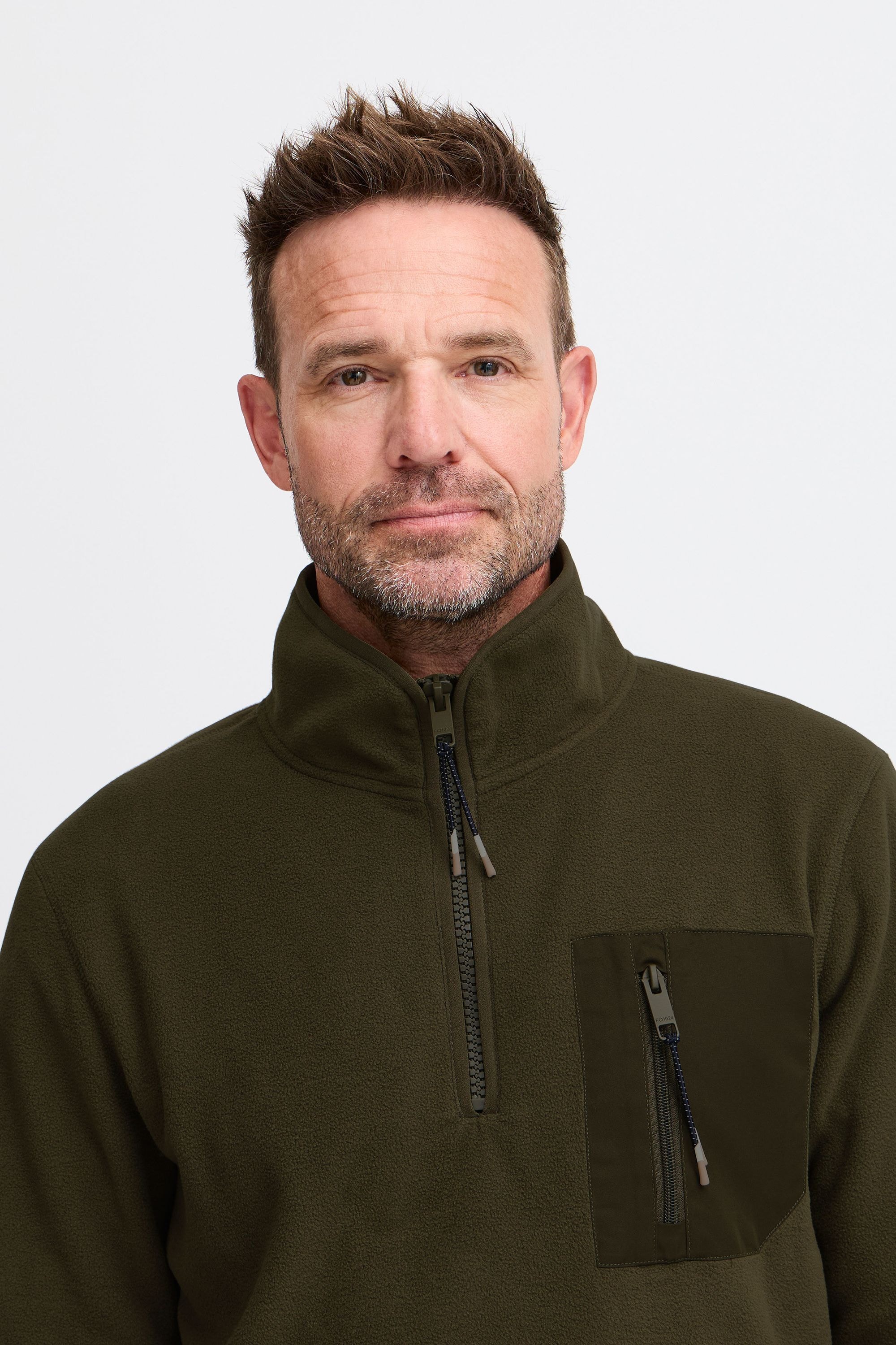 FQ1924 Troyer »Fleecejacke FQHARRY micro fleece halfzip«