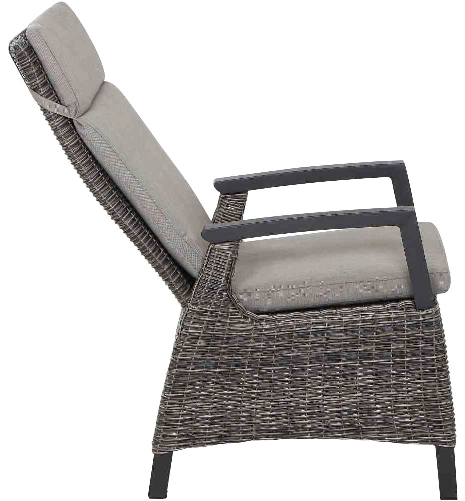 Siena Garden Garten-Essgruppe »Corido«, (7 tlg., 6 Sessel: 72x61x109 cm, Tisch Sincro: 200/260x100x77 cm,inkl. Auflagen), Aluminium, verstellbar, ausziehbar, geeignet für 6 bis 8 Personen
