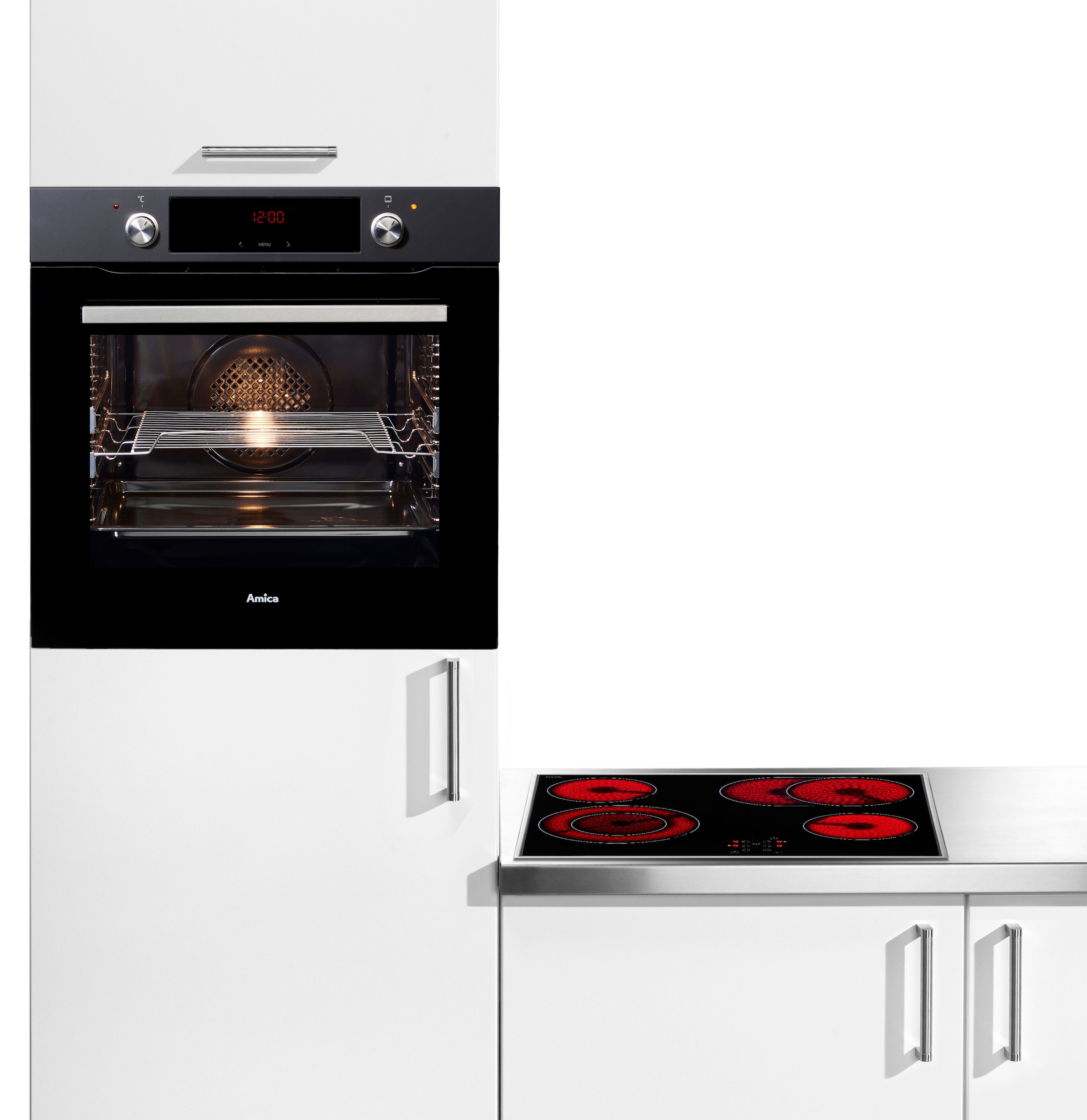 Backofen-Set »BOXC 954 000«, BOXC 954 000 SM, mit 2-fach-Teleskopauszug, Simple Steam...