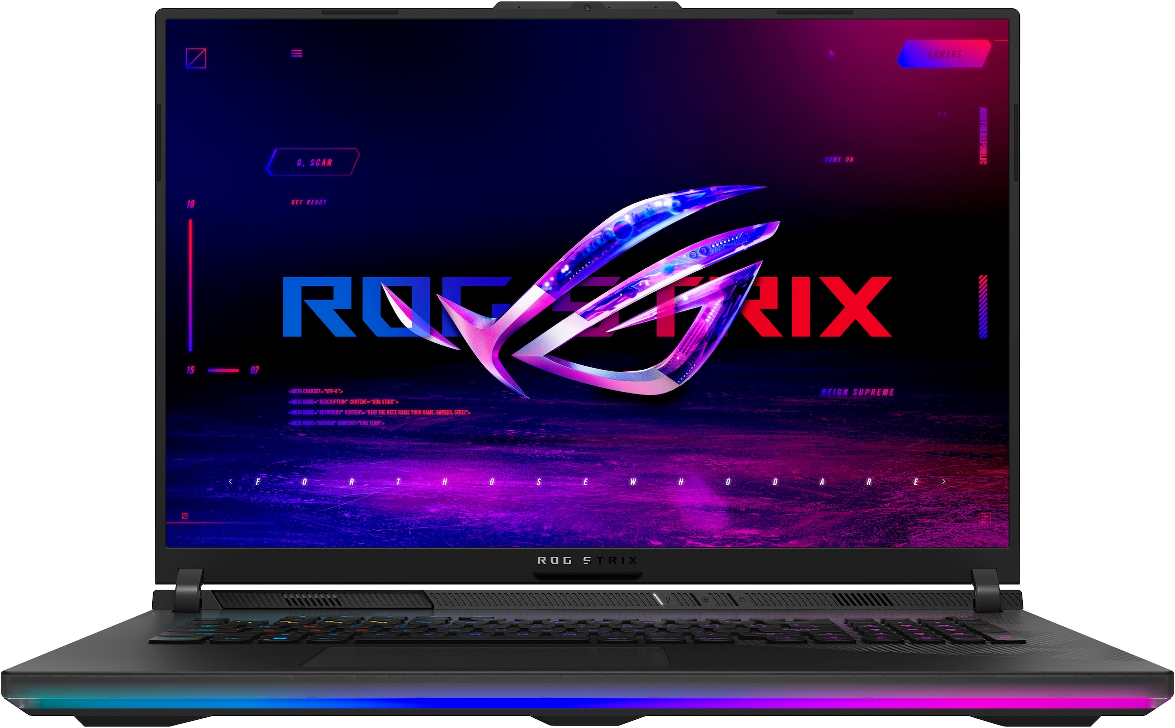 Asus Gaming-Notebook »ROG Strix Scar18 G834JYR-R6019W«, 45,7 cm, / 18 Zoll, Intel, Core i9, GeForce RTX 4090, 1000 GB SSD