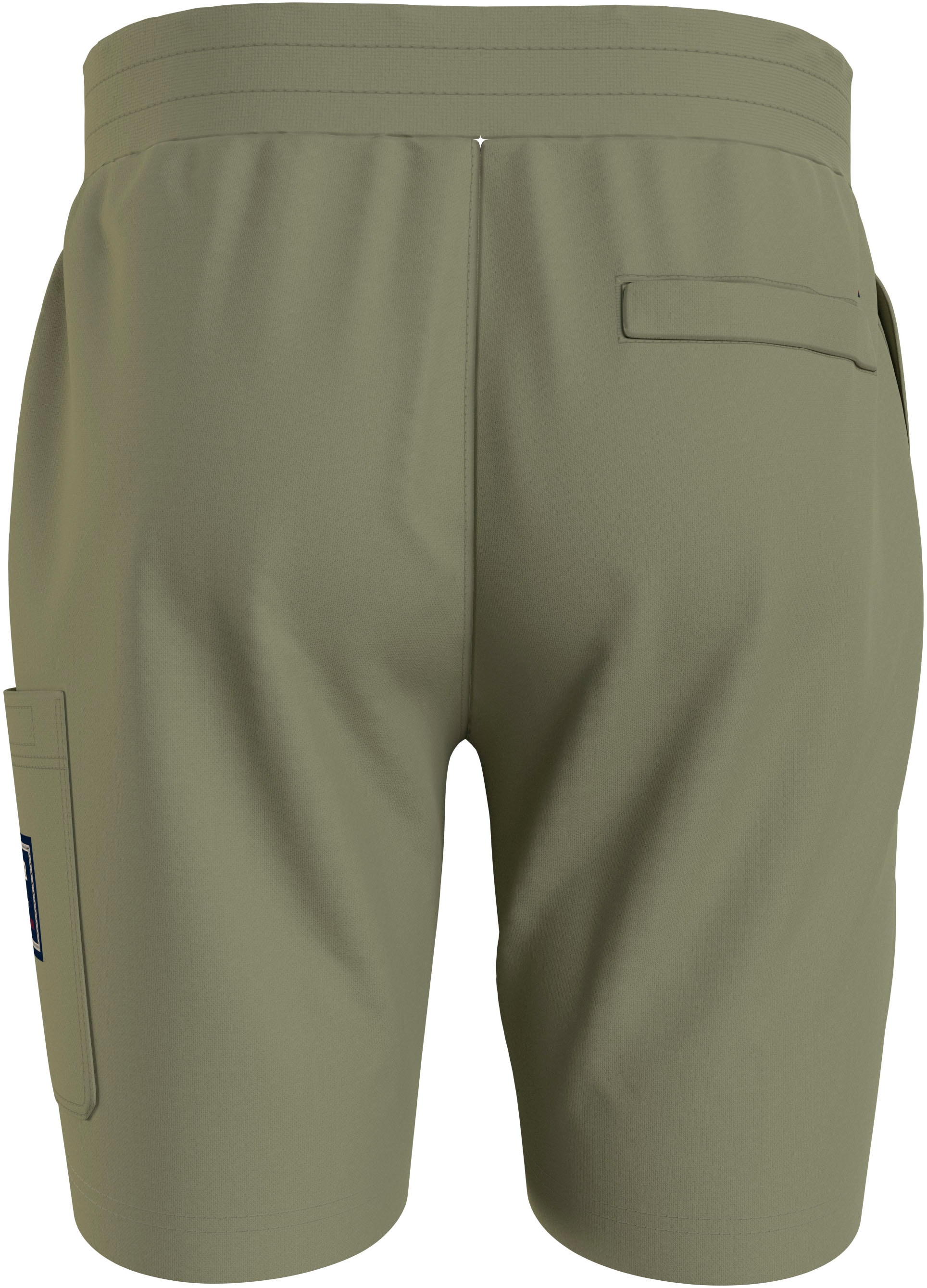 Tommy Hilfiger Sweatshorts »FLAG LOGO BADGE SWEATSHORTS«, Mit Tasche an der Seite