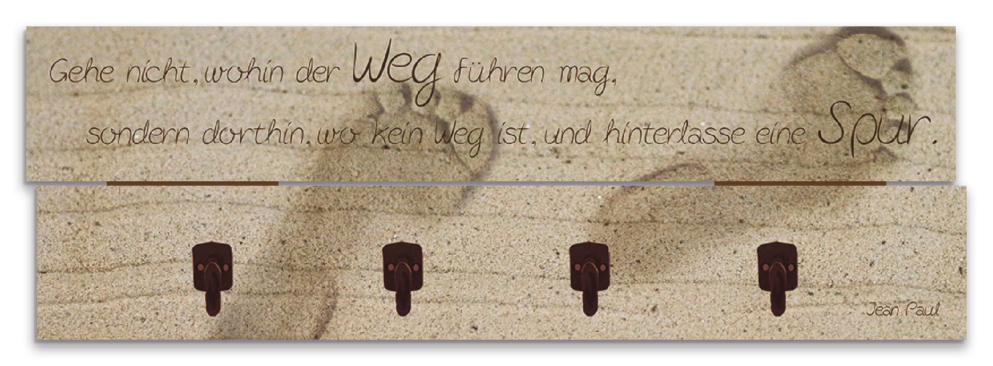 Artland Garderobenleiste »Der Weg«, teilmontiert