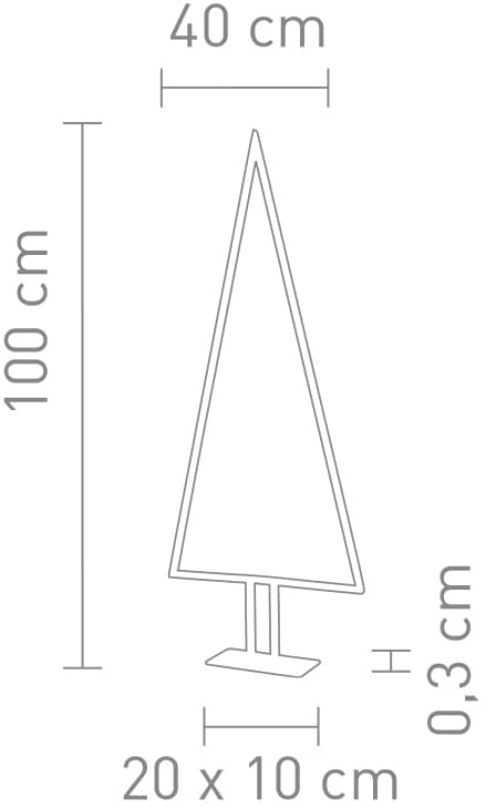 SOMPEX LED Baum »Pine«, Dimmer in der Zuleitung