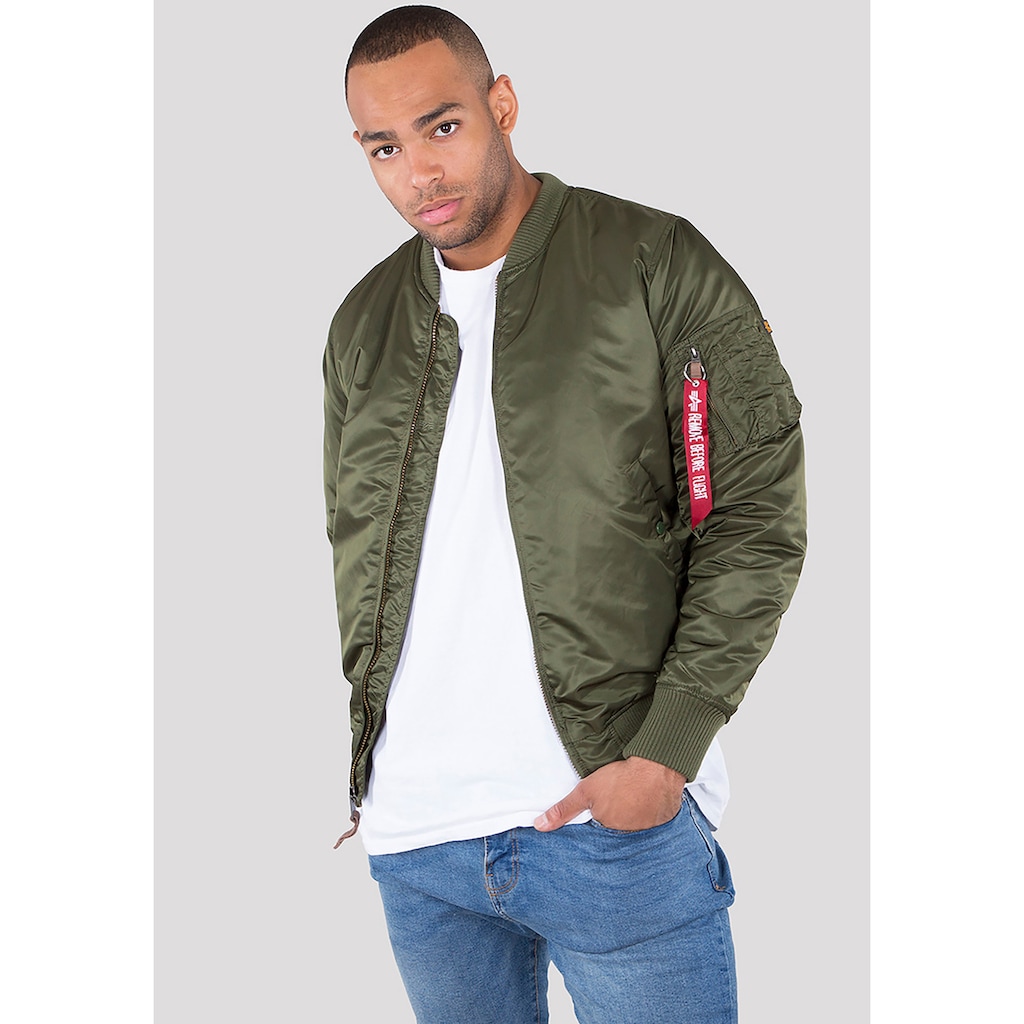 Alpha Industries Bomberjacke »MA-1 VF59 LONG«, ohne Kapuze, gefüttert