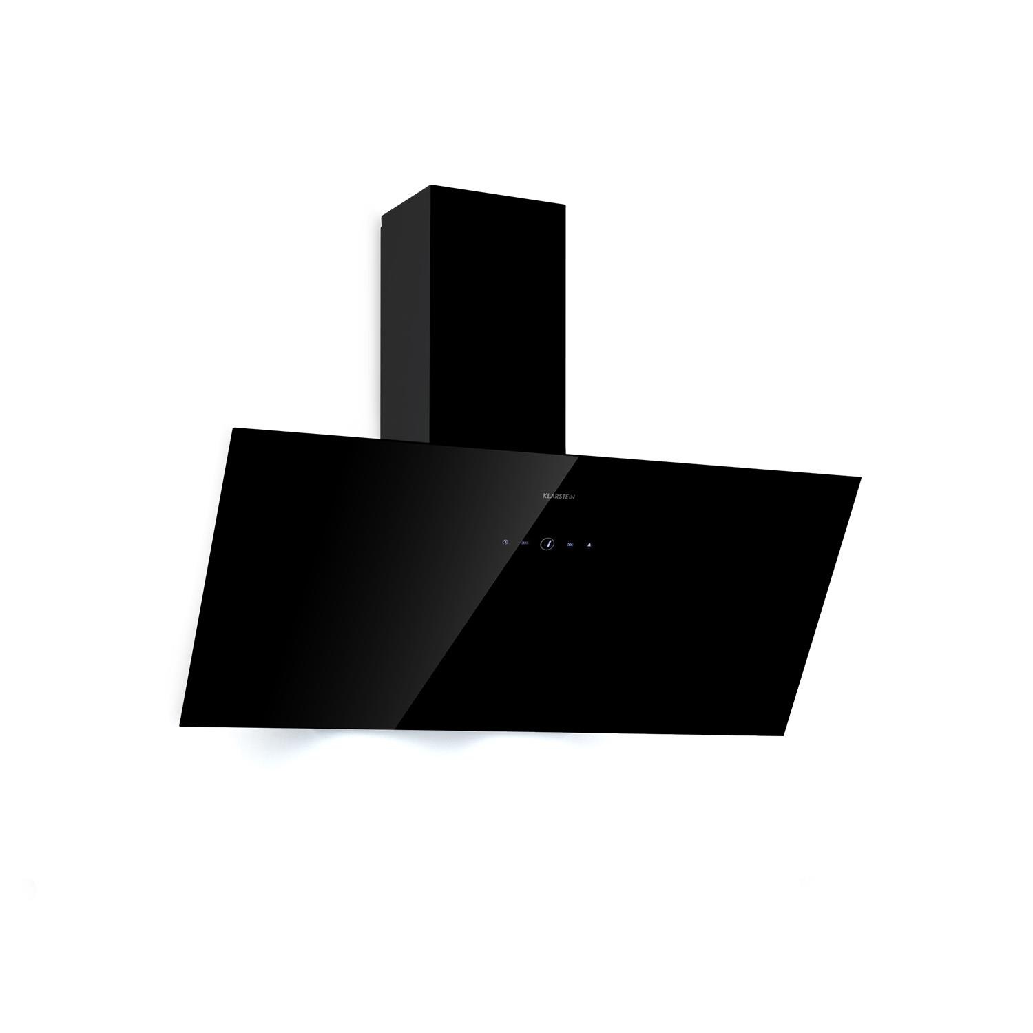 Klarstein Dunstabzugshaube 90cm Abluft: 350 m³/h LED