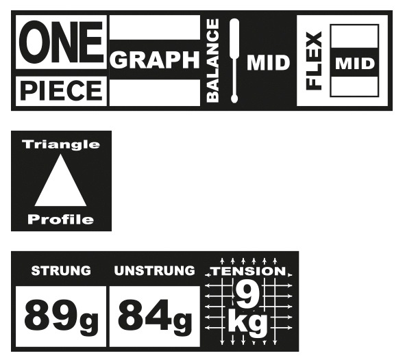 Talbot-Torro Badmintonschläger »Arrowspeed 399« One-Piece, 100% Graphit, Mid balanced - ausgewogen
