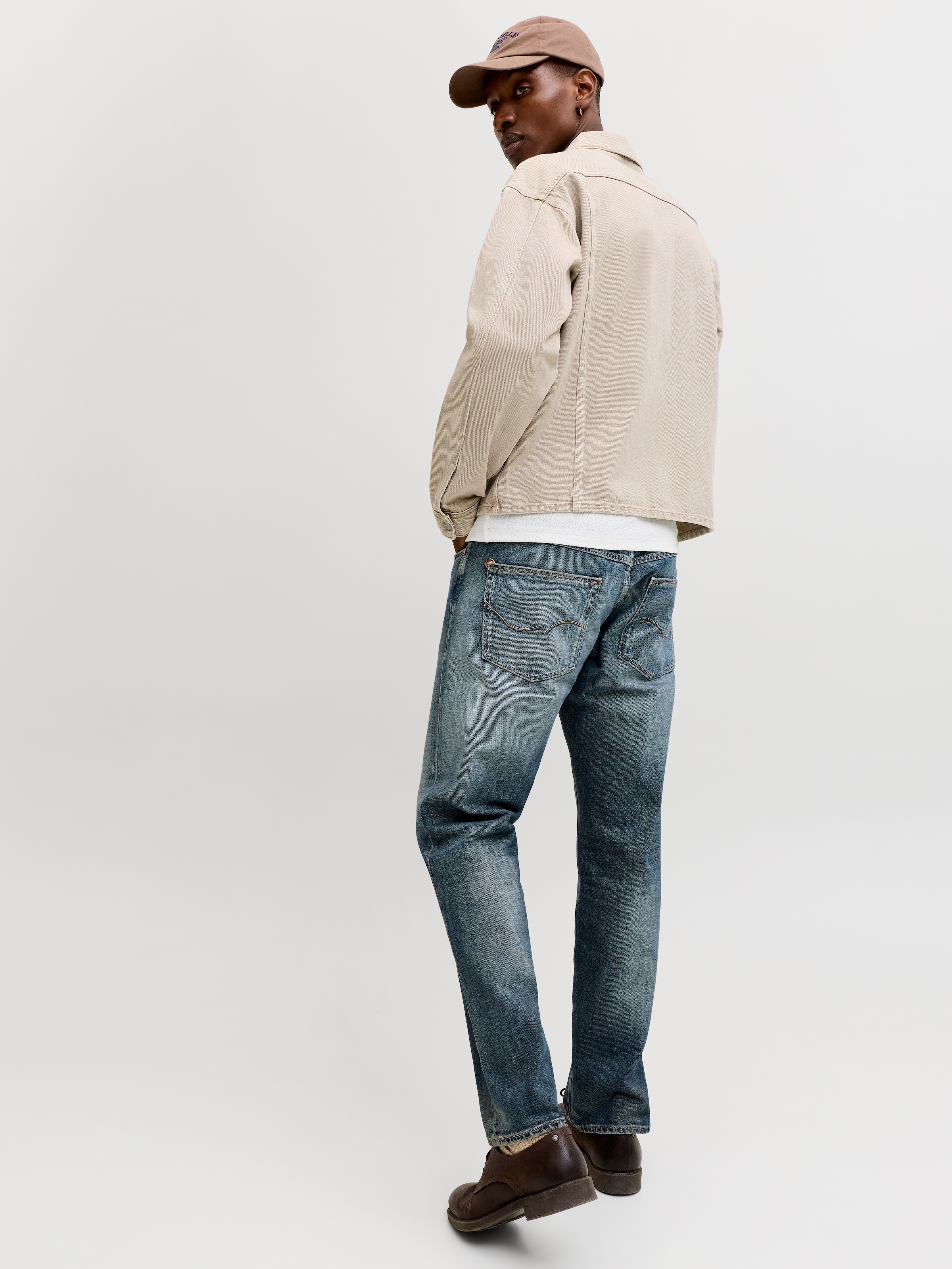 Jack & Jones Tapered-fit-Jeans »JJIMIKE JJWELLS JJ« Baumwollmischung, comfort fit