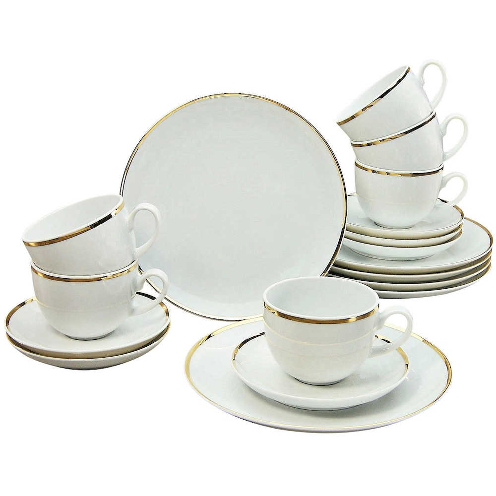 Kaffeeservice »Geschirr-Set Godi«, (Set, 18 tlg., Kaffeegeschirr für 6 Personen)