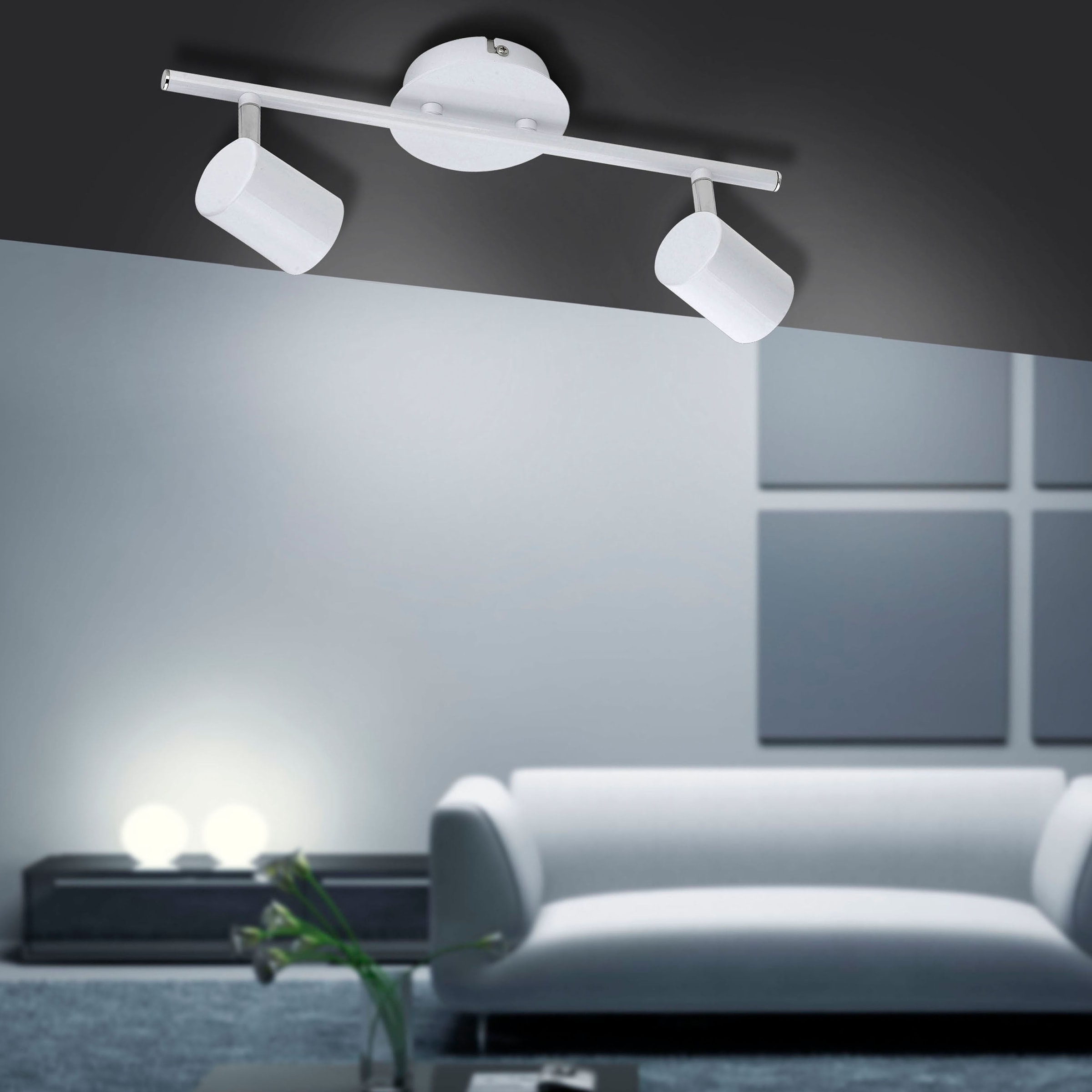my home LED Deckenleuchte »Maci«, 2 flammig-flammig, warmweißes LED-Licht,  dreh- und schwenkbare Spots Deckenspot bei OTTO