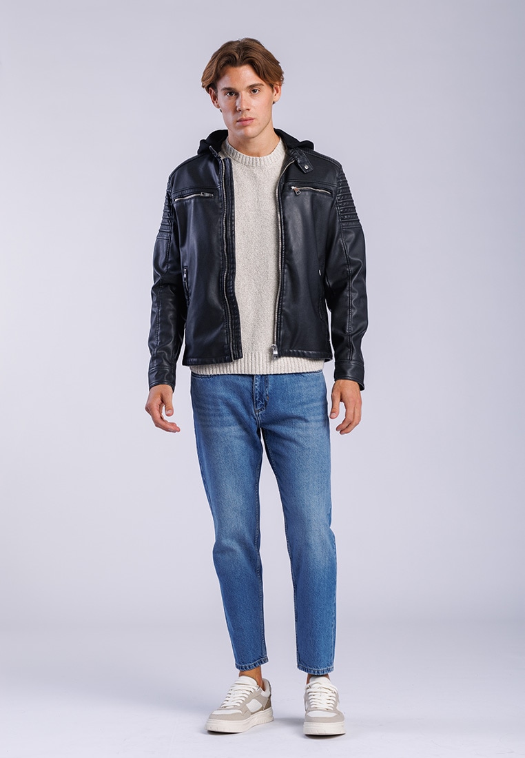 Freaky Nation Lederimitatjacke »T-XO-M-052-L«