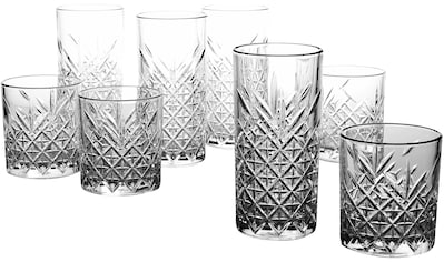 Gläser-Set »TIMELESS Trinkgläser«, (Set, 8 tlg.), 4 Wassergläser, 4 Whiskygläser im Set