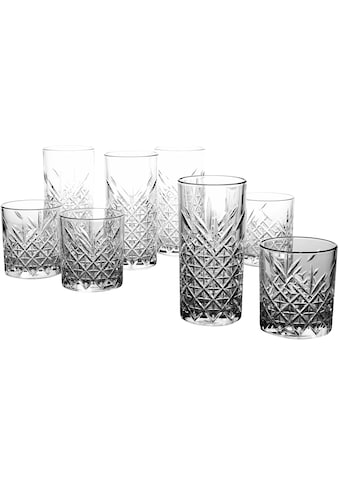 CreaTable Gläser-Set »TIMELESS Trinkgläser«, (Set, 8 tlg.), 4 Wassergläser, 4... kaufen