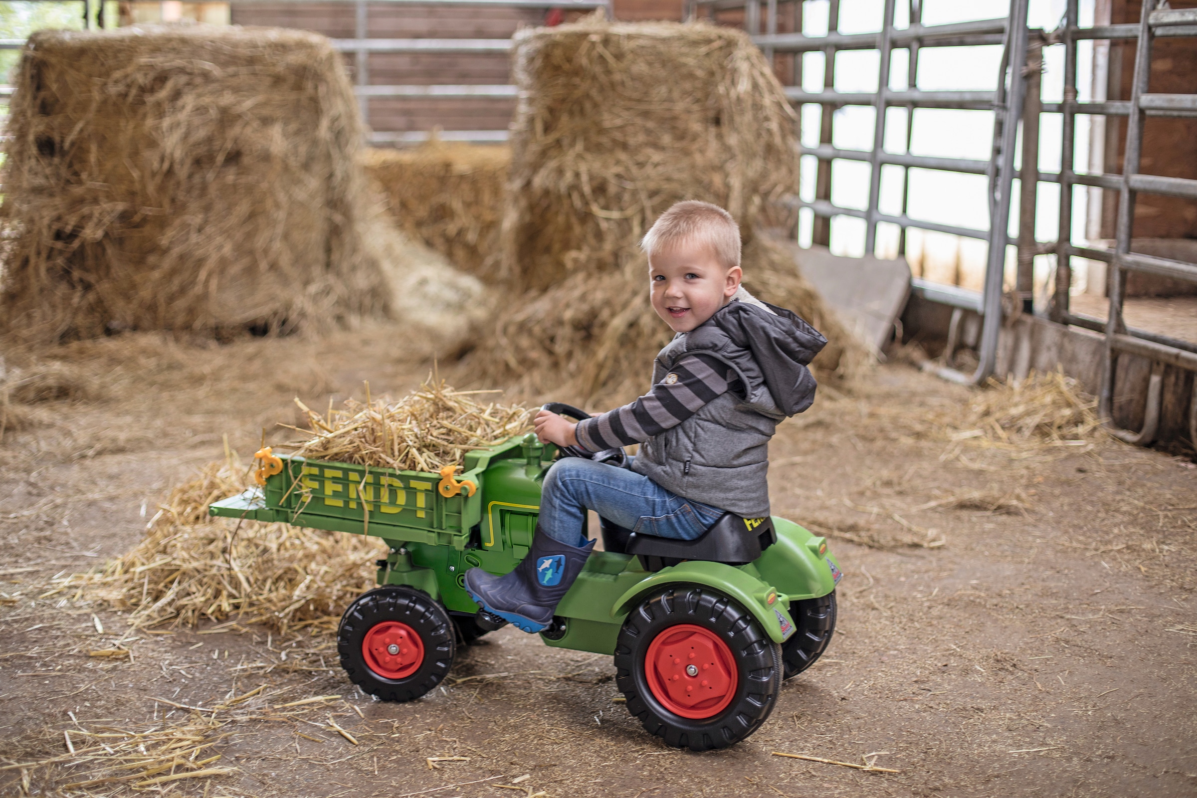 BIG Trettraktor »Fendt Geräteträger«, BxTxH: 46x54x102 cm