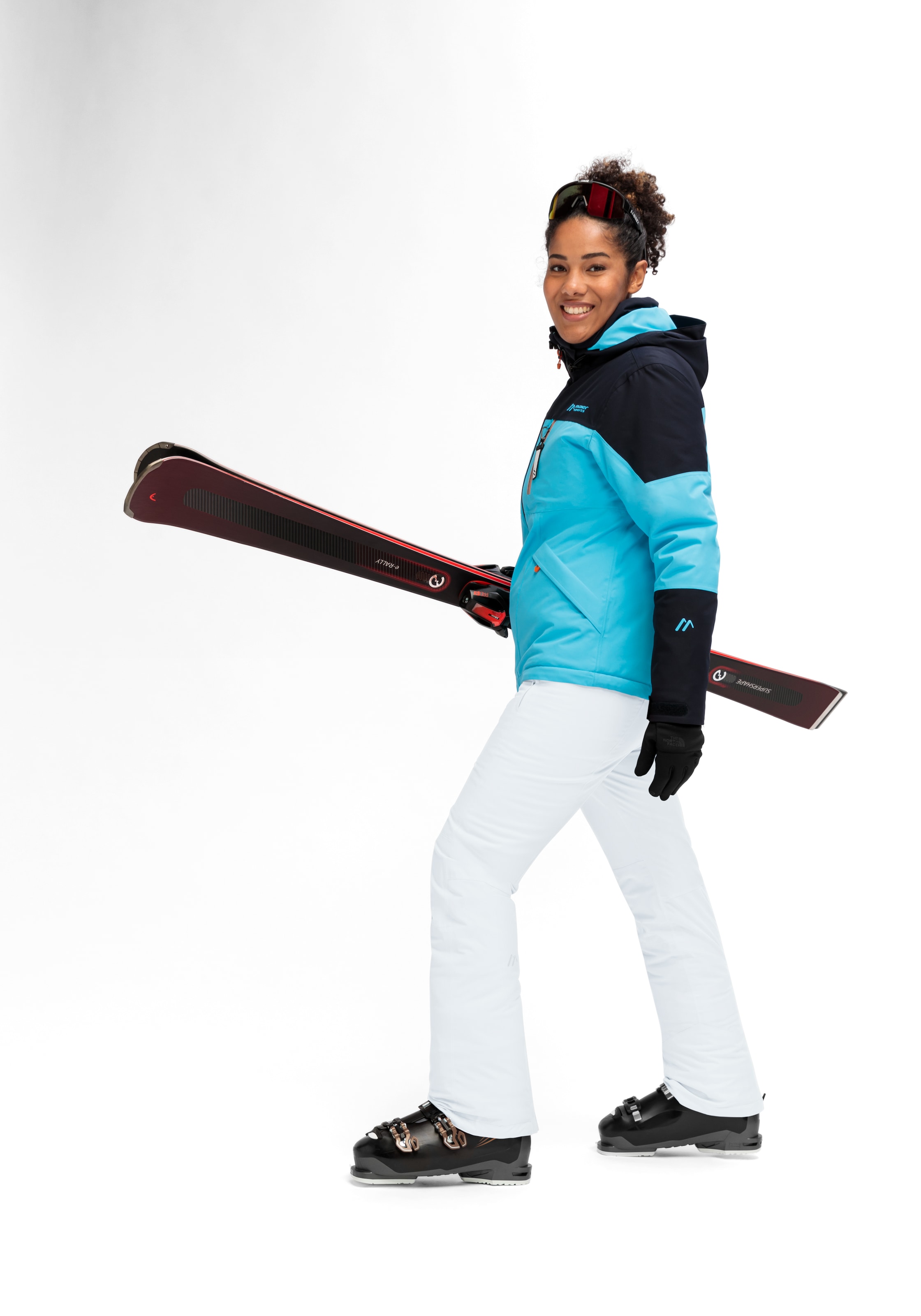 Maier Sports Skihose »Vroni slim 2.0«, Damen Schneehose, wind- und wasserdicht, 2 RV-Taschen, Slim Fit