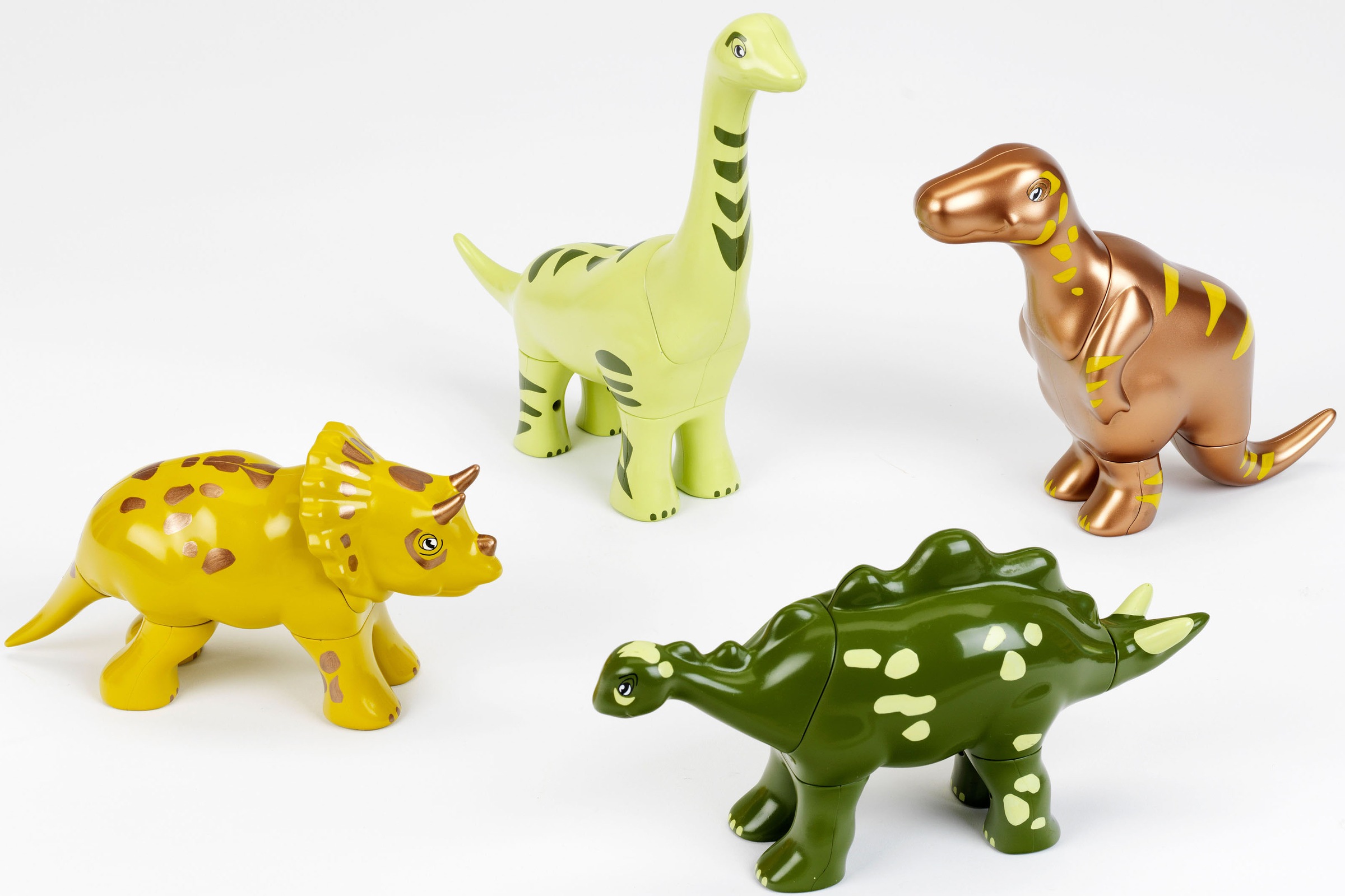 Klein Steckpuzzle »Early Steps Magnetpuzzle 4 Dinos«, (4 tlg.)