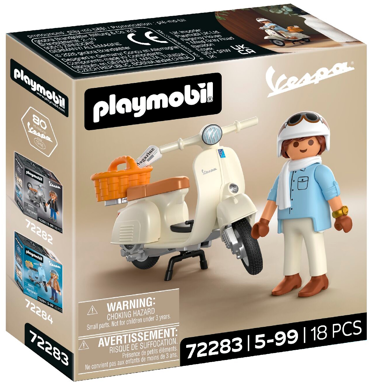 Playmobil® Konstruktions-Spielset »80 Jahre Vespa: Classic Style (72283), Vespa« Made in Europe