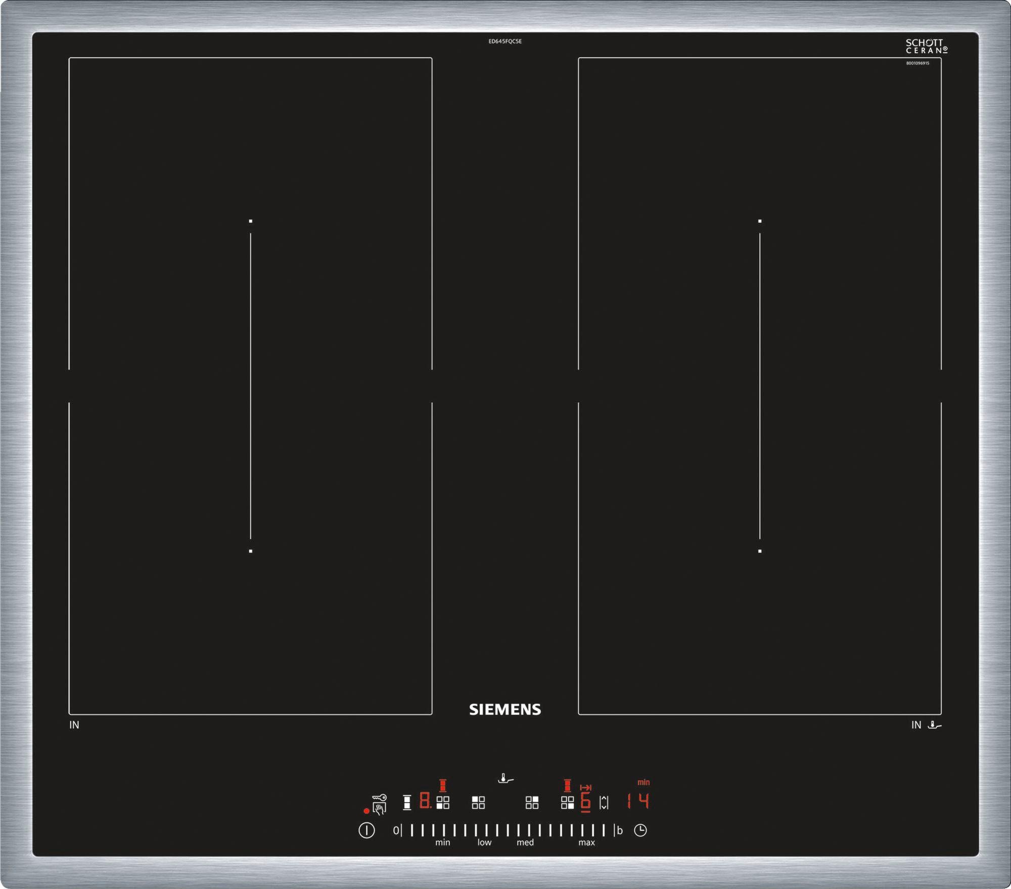 SIEMENS Flex-Induktions-Kochfeld von SCHOTT CERAN® »ED645FQC5E«, ED645FQC5E
