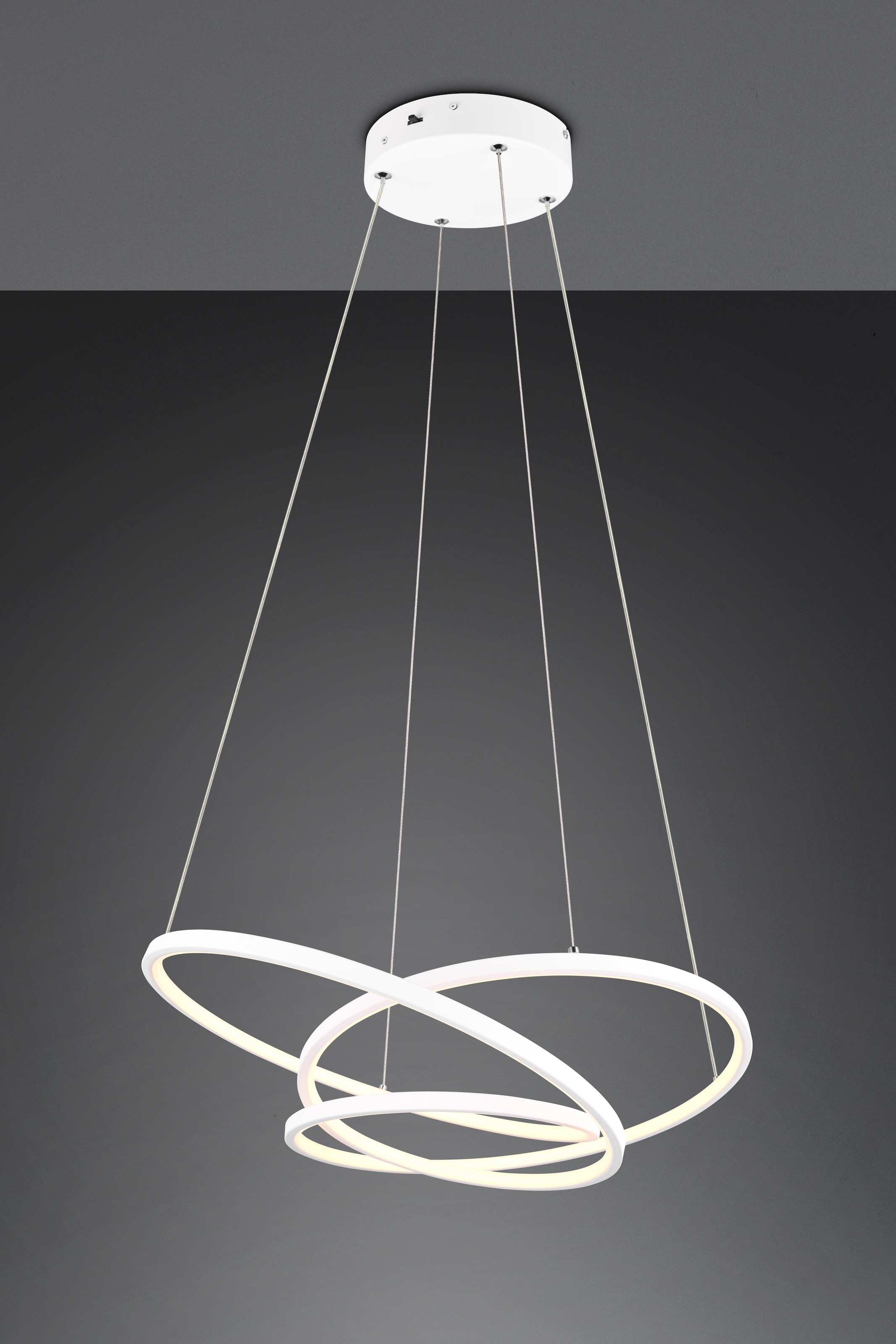TRIO Leuchten LED Pendelleuchte »DARVIN, LED Hängelampe 34W 4500 Lumen, dimmbar, Lichtfarbe einstellbar« LED-Board 1 Stk. warmweiß - kaltweiß CCT 2300/3000/4000K warmweiß-kaltweiß, höhenverstellbar bis max 150cm