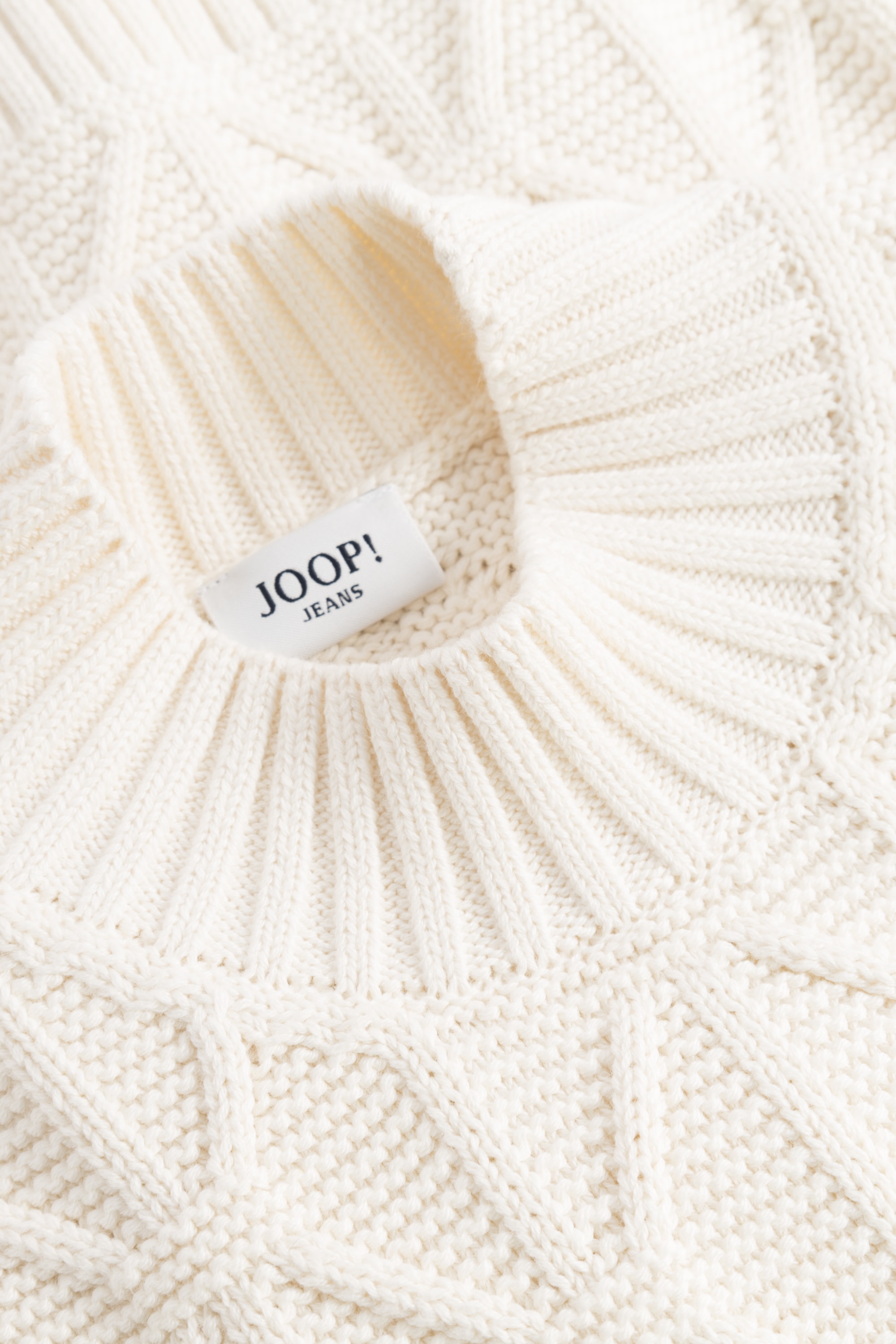 Joop Jeans Strickpullover »Floriano«, mit Strukturmuster