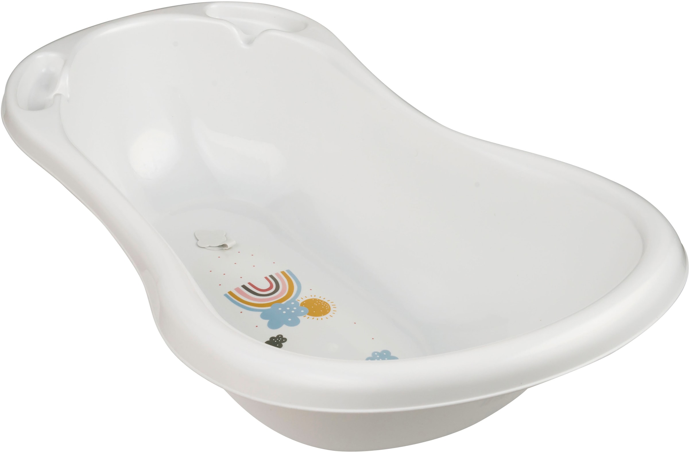 keeeper Babybadewanne »Maria - Rainbow, weiß«, mit Stöpsel, Made in Europe