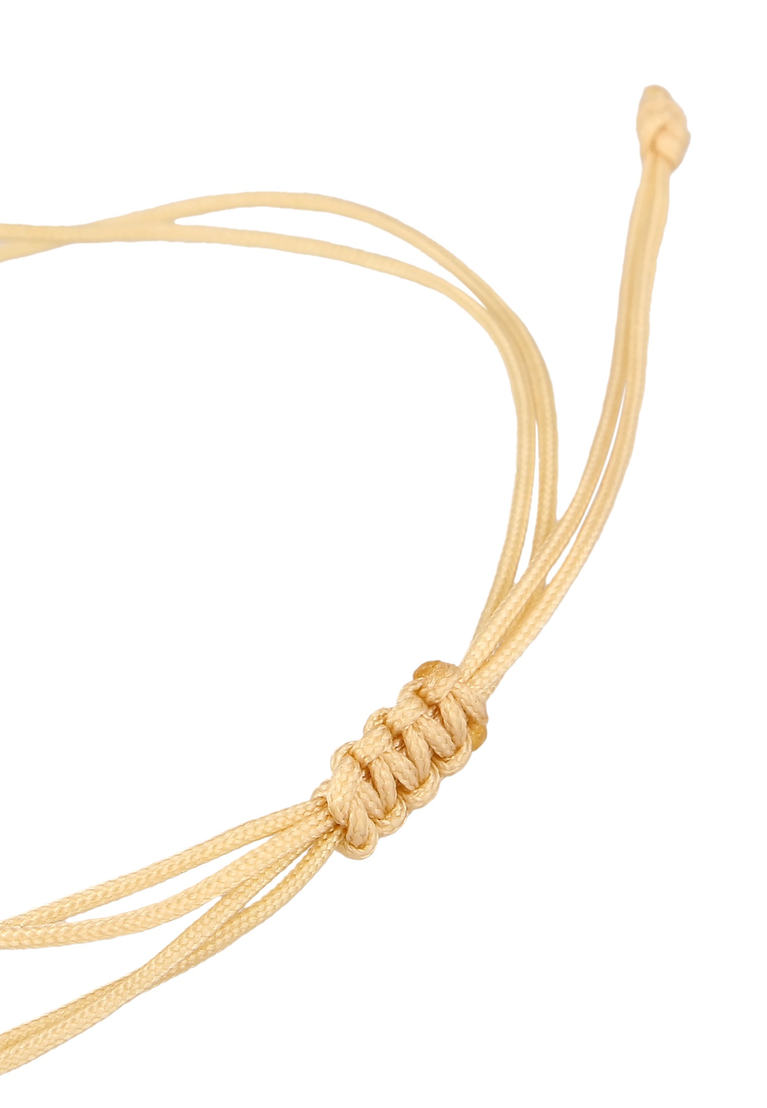 Elli Armkette »Armband Schleife Nylon Blau 925 Sterling Silber«