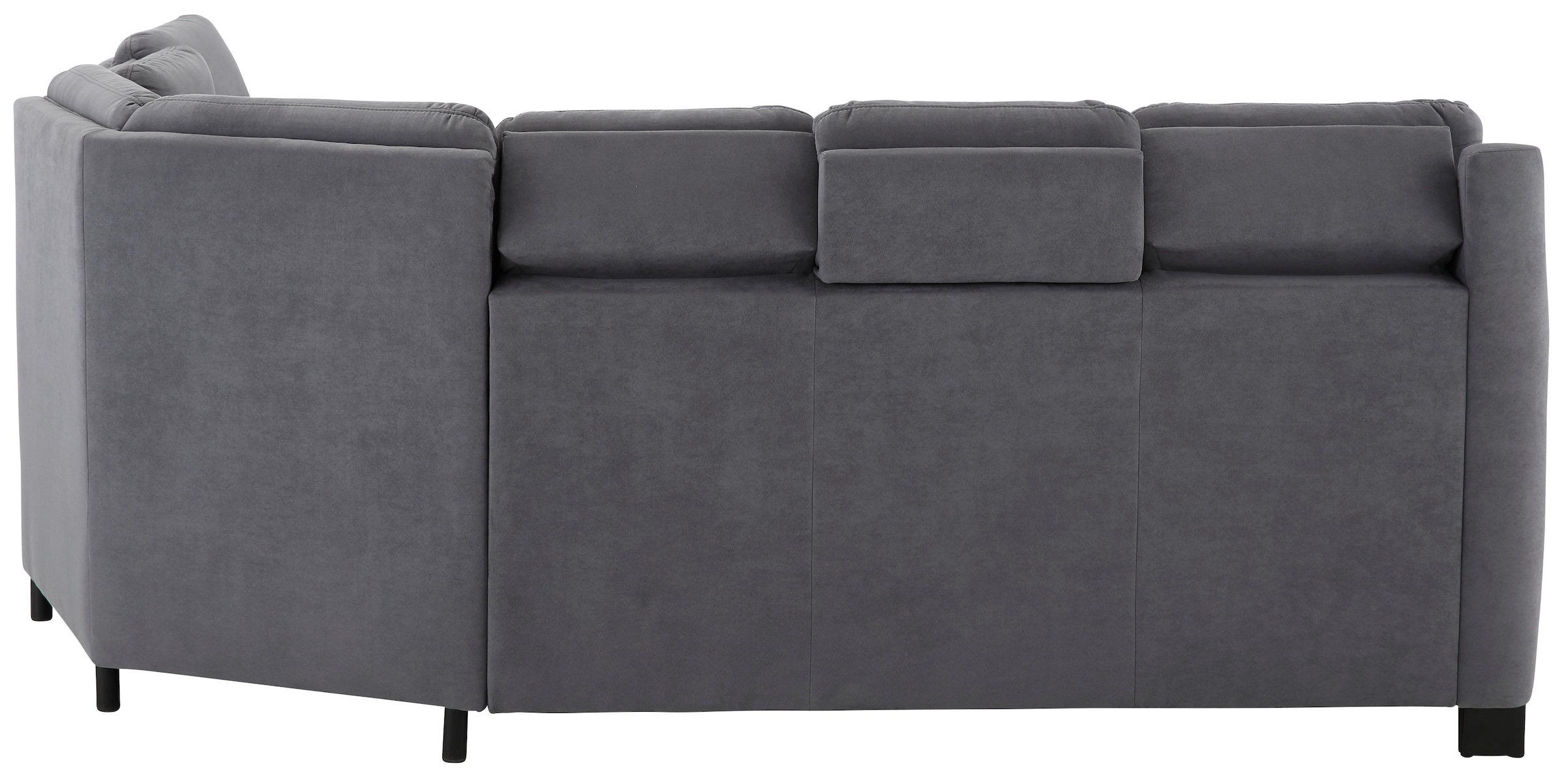 Home affaire Ecksofa »Boccaccio L-Form« mit Federkern, incl. Kopfteilverstellung, wahlweise Bettfunktion