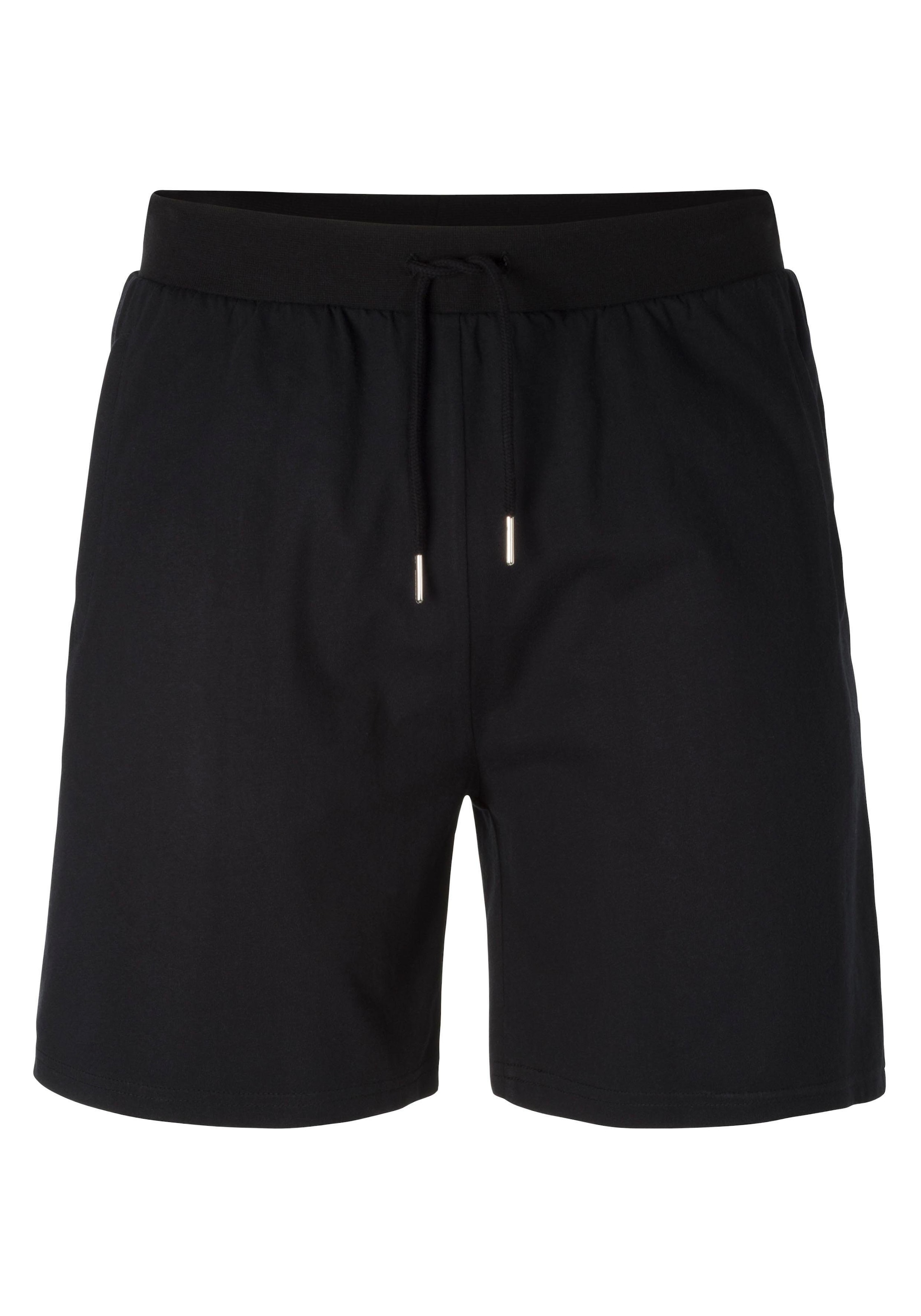 AUTHENTIC UNDERWEAR Schlafshorts »kurze Relaxshort, mit Kordel, Jogginghose,«, aus reiner Baumwolle