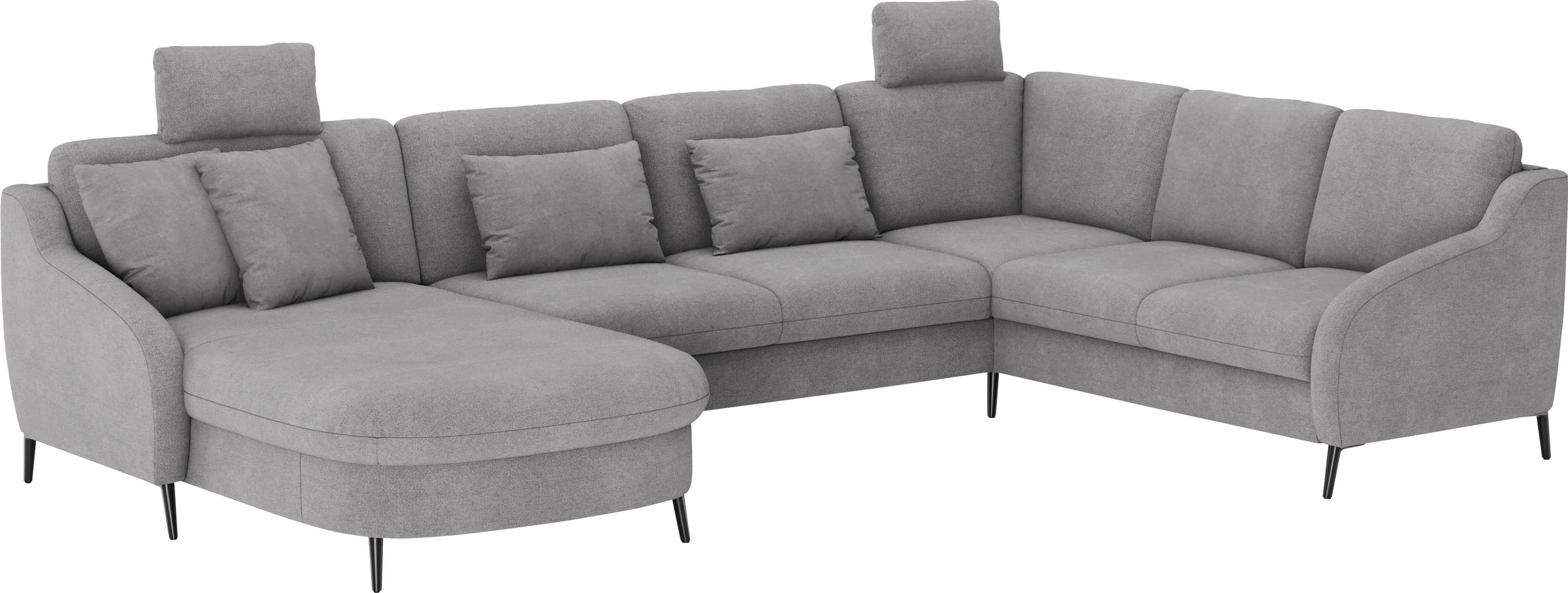 sit&more Wohnlandschaft »Soul U-Form«, wahlweise mit Bettfunktion und Bettkasten oder Schubkasten