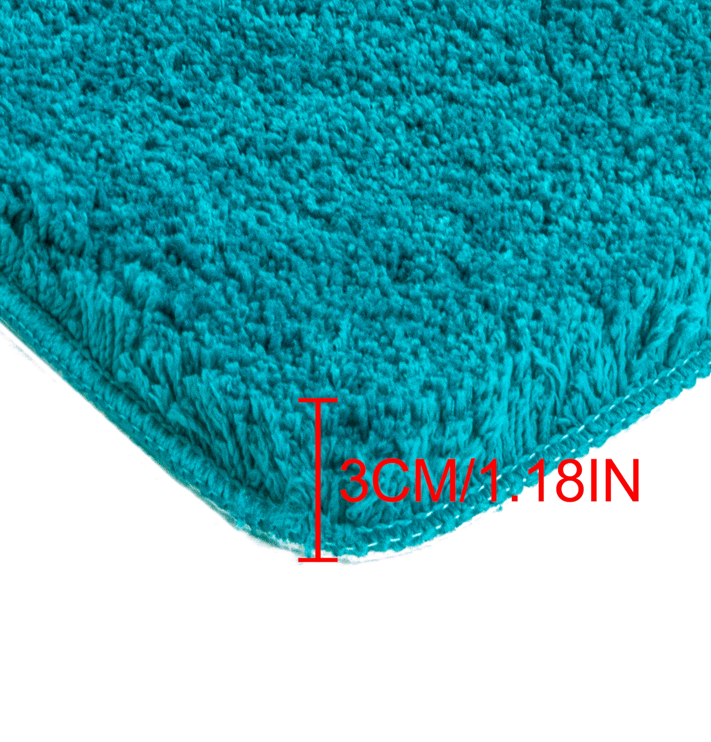 my home Badematte »Sanremo, Badvorleger, Badezimmer Teppich, sehr weich«, rutschhemmend beschichtet, fußbodenheizungsgeeignet-schnell trocknend, Badteppich, unifarben, rechteckig, rund & als 3-tlg. Set erhältlich