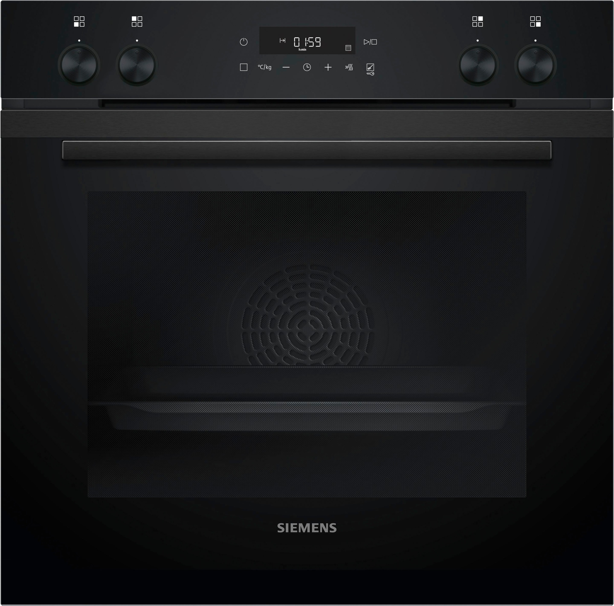 Siemens Elektro-Herd-Set »HE271ABB0« mit Teleskopauszug nachrüstbar in schwarz