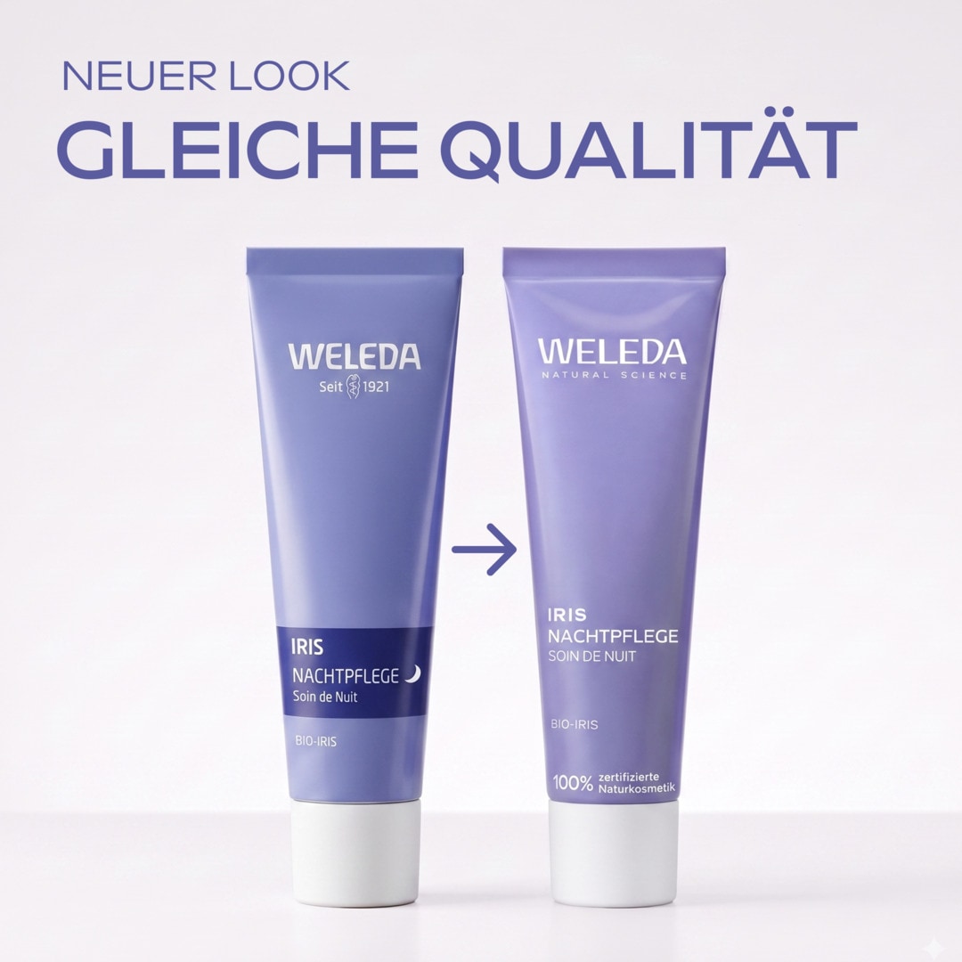 WELEDA Nachtcreme »IRIS NACHTPFLEGE« für normale bis Mischhaut, feuchtigkeitsspendend, entspannend