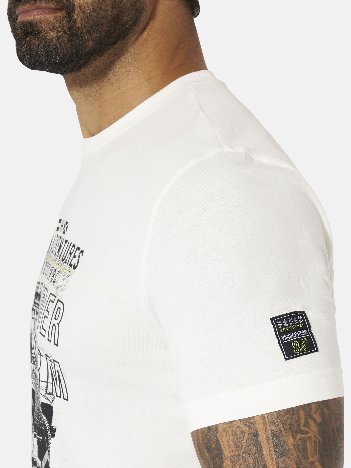 Jan Vanderstorm Rundhalsshirt »Doppelpack T-Shirt ATLE«