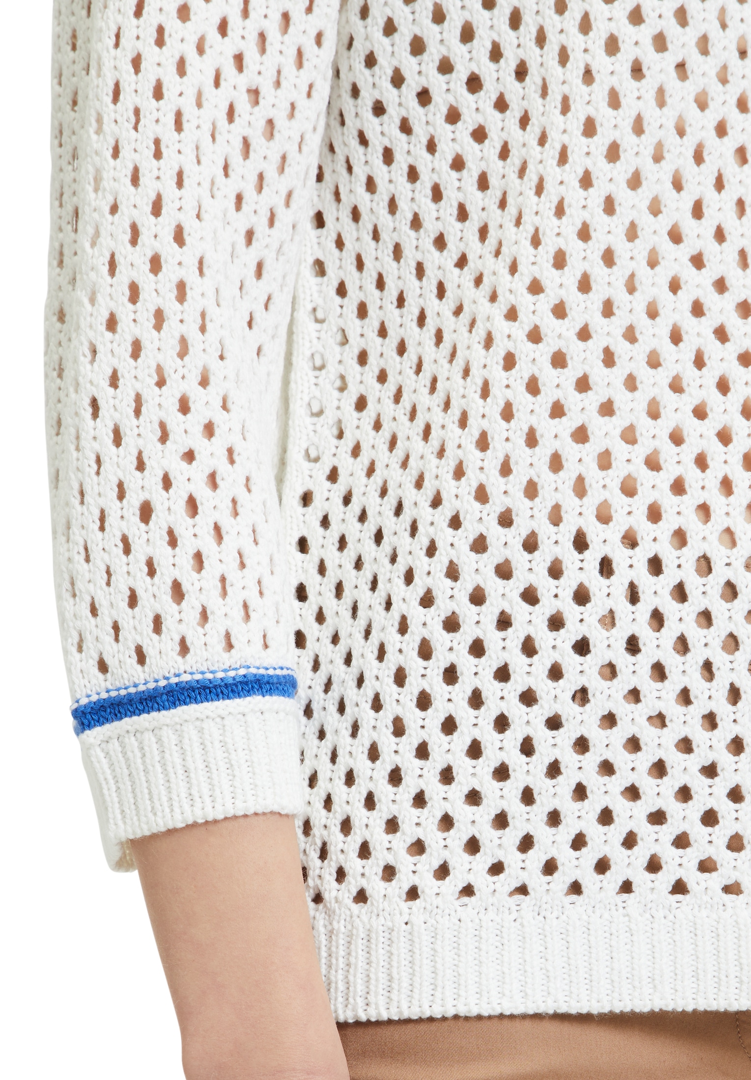 Betty Barclay Rundhalspullover »Lochstrick-Pullover mit Strickdetails«