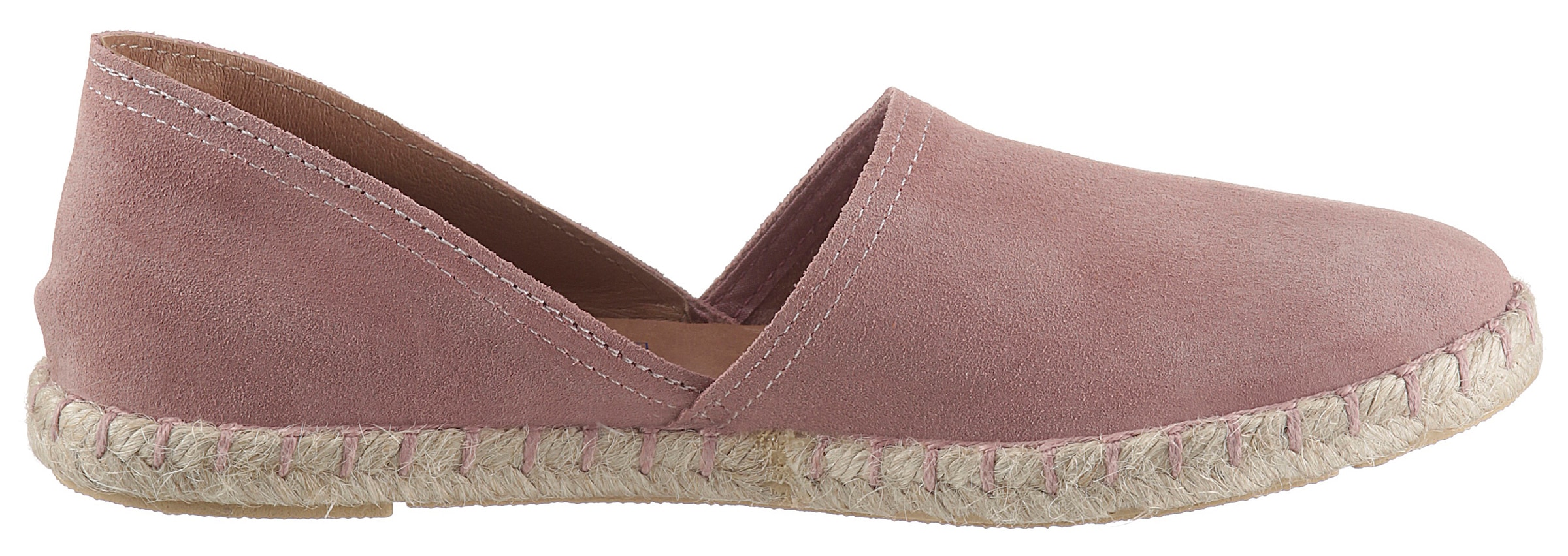 VERBENAS Espadrille, Schlupfschuh, Sommerschuh, Loafer mit typischem Jute-Rahmen