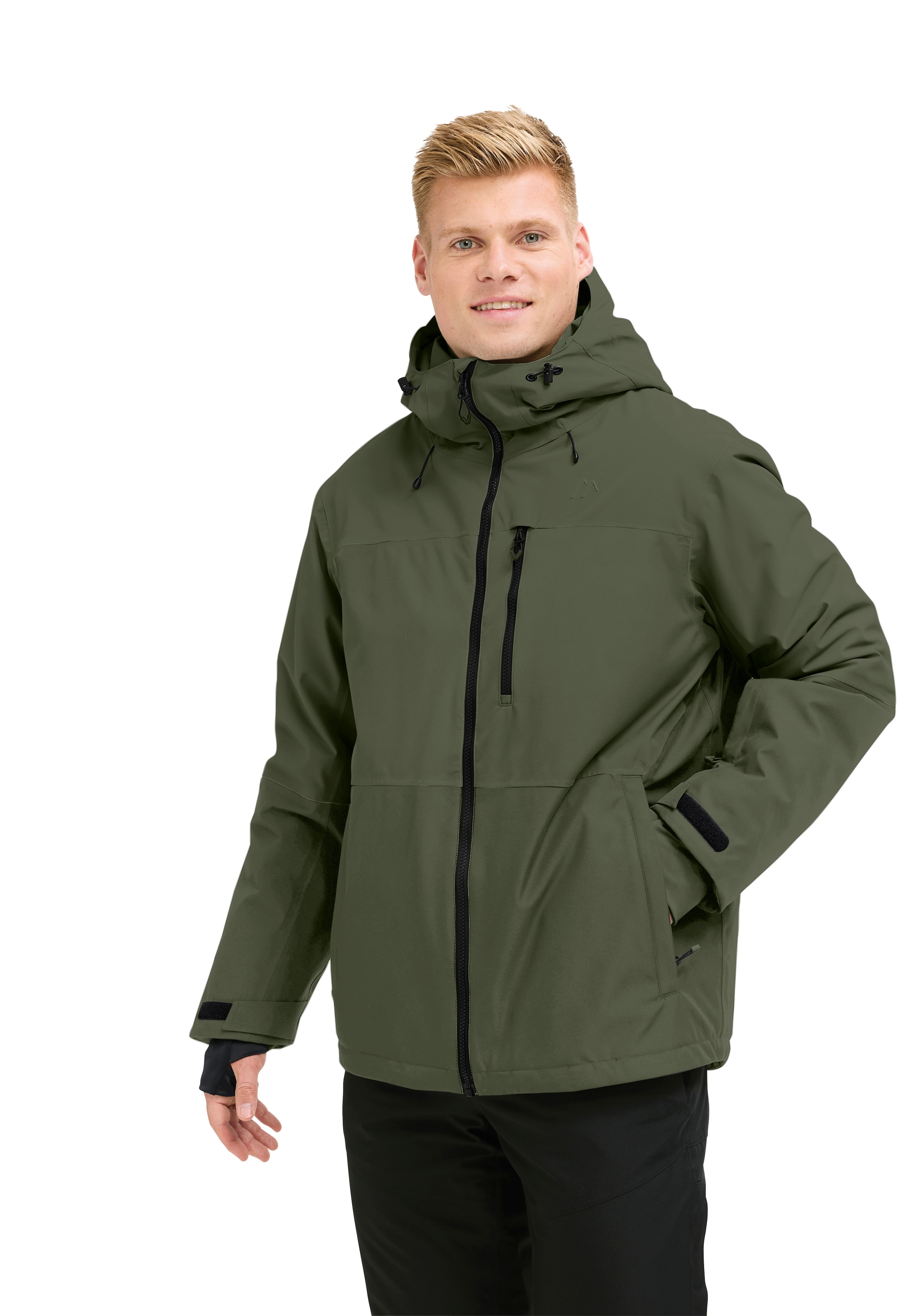 Maier Sports Skijacke »Pleso« Herren Winterjacke wasserdicht, mit RV-Taschen und Kapuze