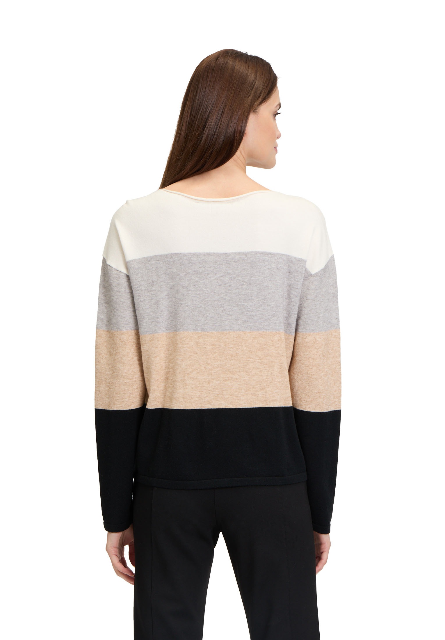 Betty Barclay Rundhalspullover »Feinstrickpullover mit Color Blocking«