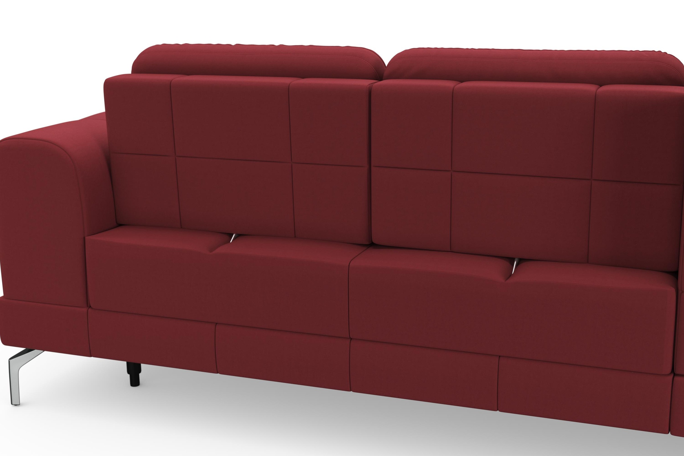 sit&more Ecksofa »Bendigo L-Form«, inklusive Sitztiefenverstellung, Bodenfreiheit 15 cm, 2 Fußfarben